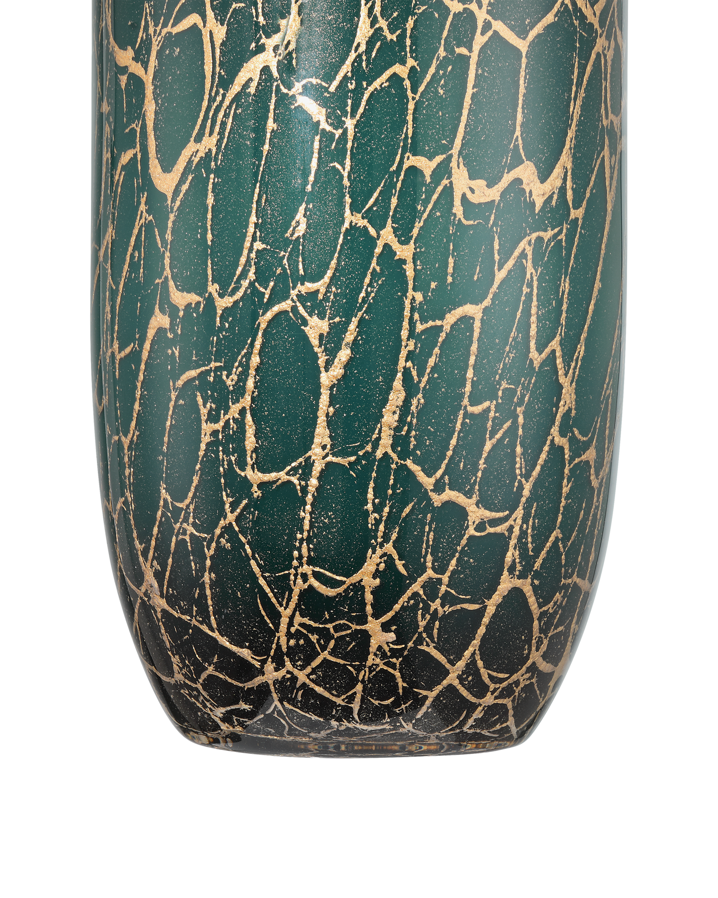 Vitry Green & Gold Vase.