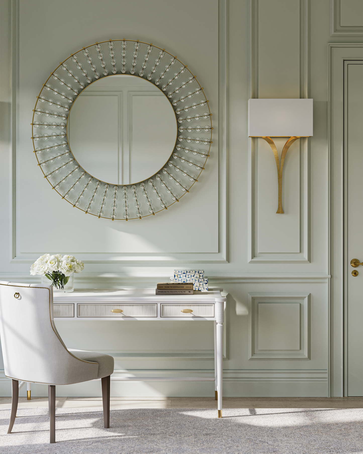 Choisy Gold Wall Sconce.