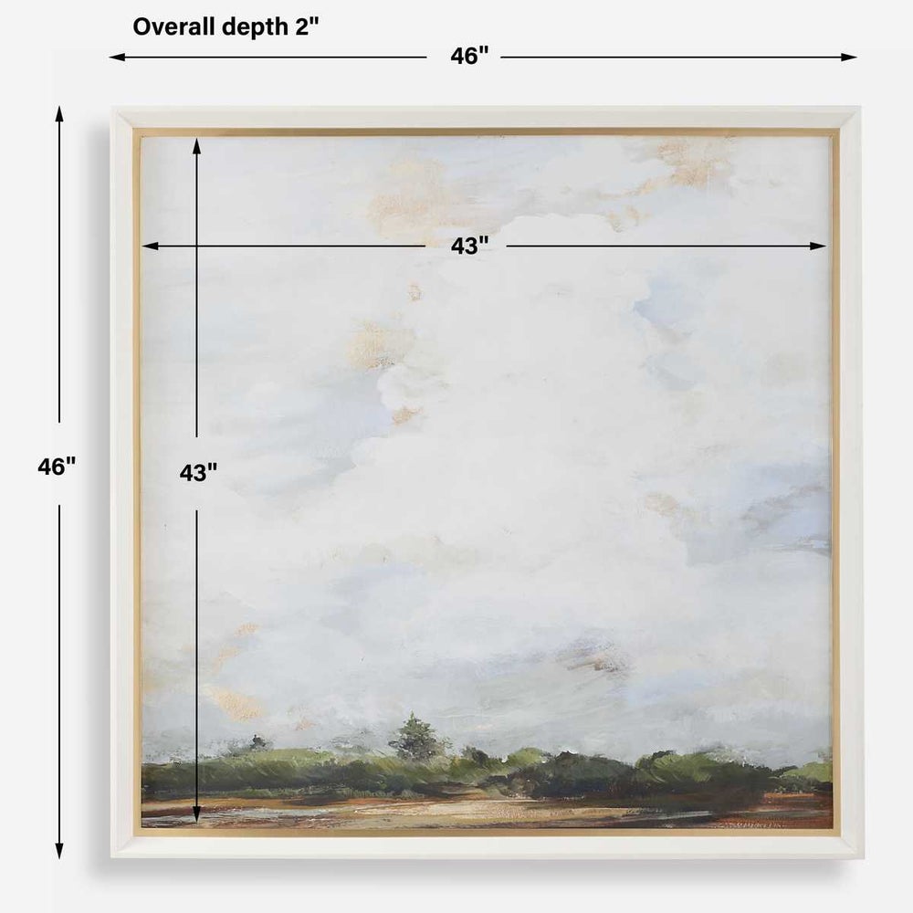 Whispering Cloudscapes Framed Print.