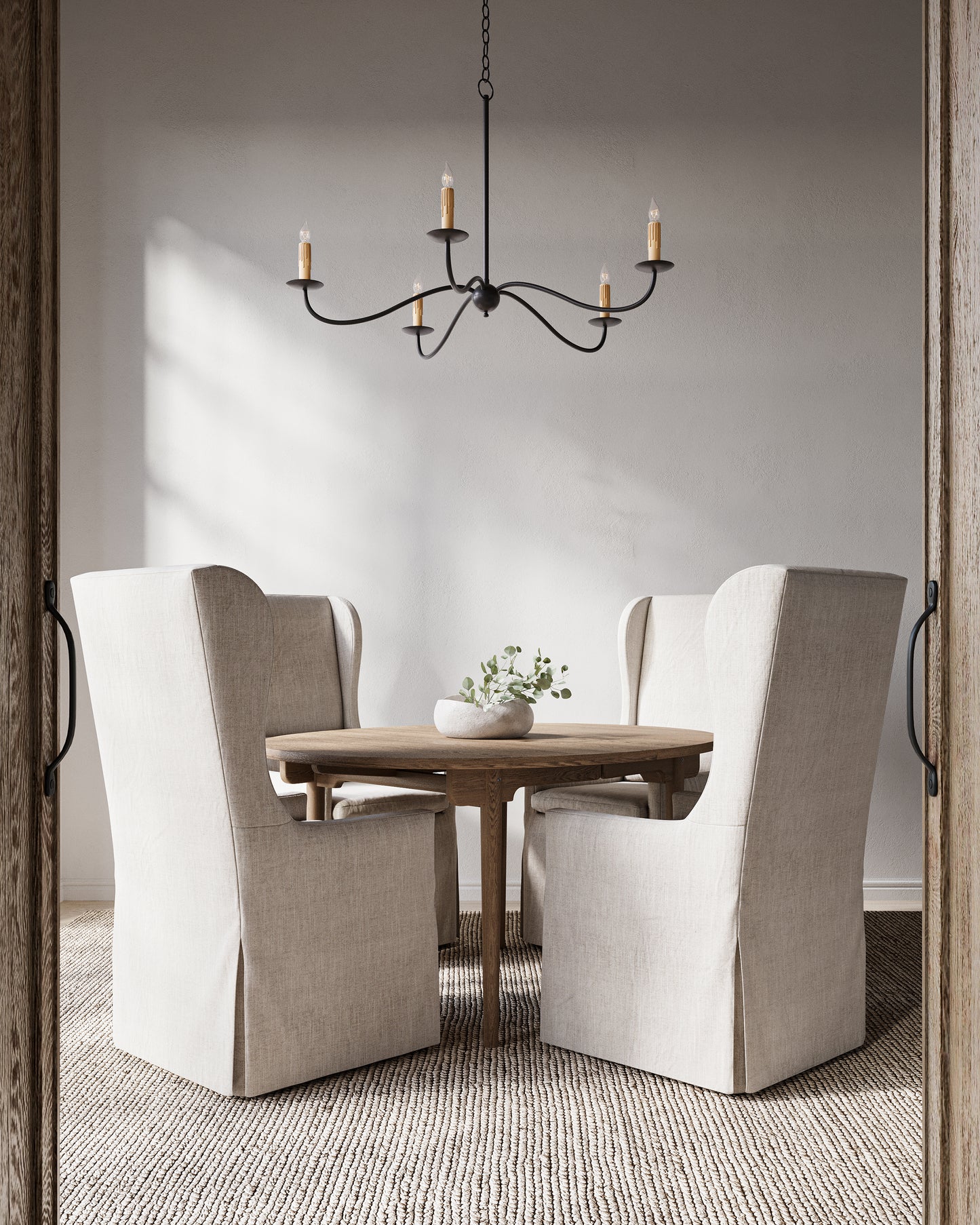Saxon Small Black Chandelier.