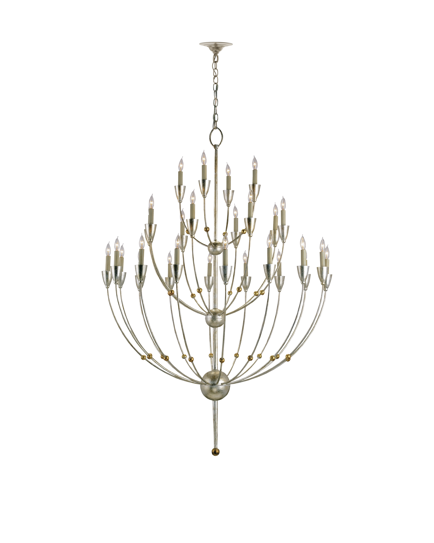 Paradox Silver Chandelier.