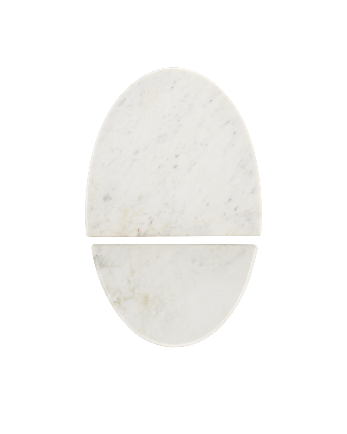 Doublet Marble Accent Table Set of 2.