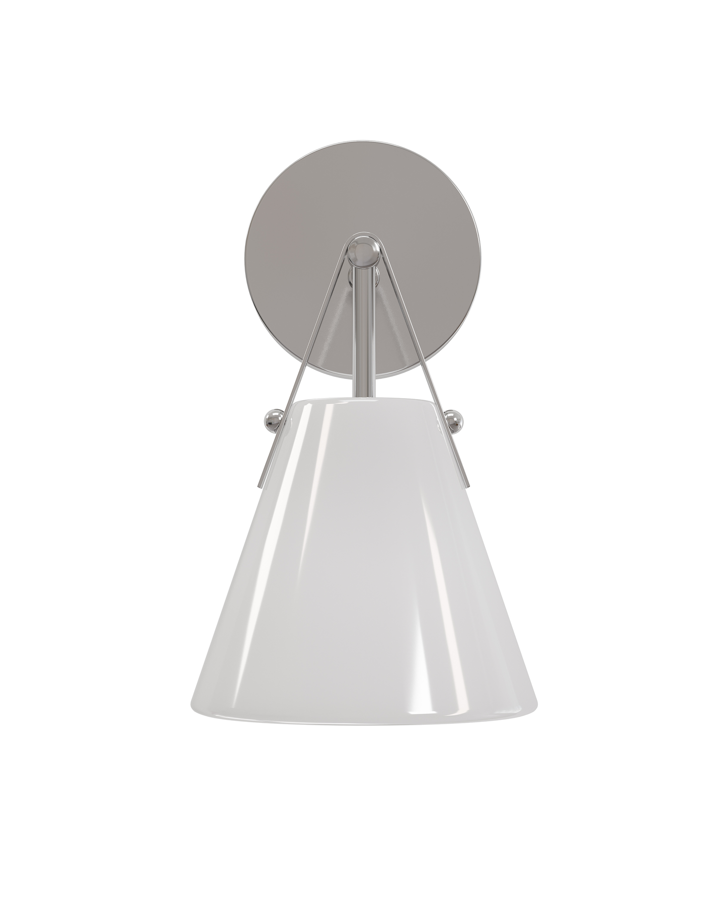 Bronwen Nickel Bath Wall Sconce.