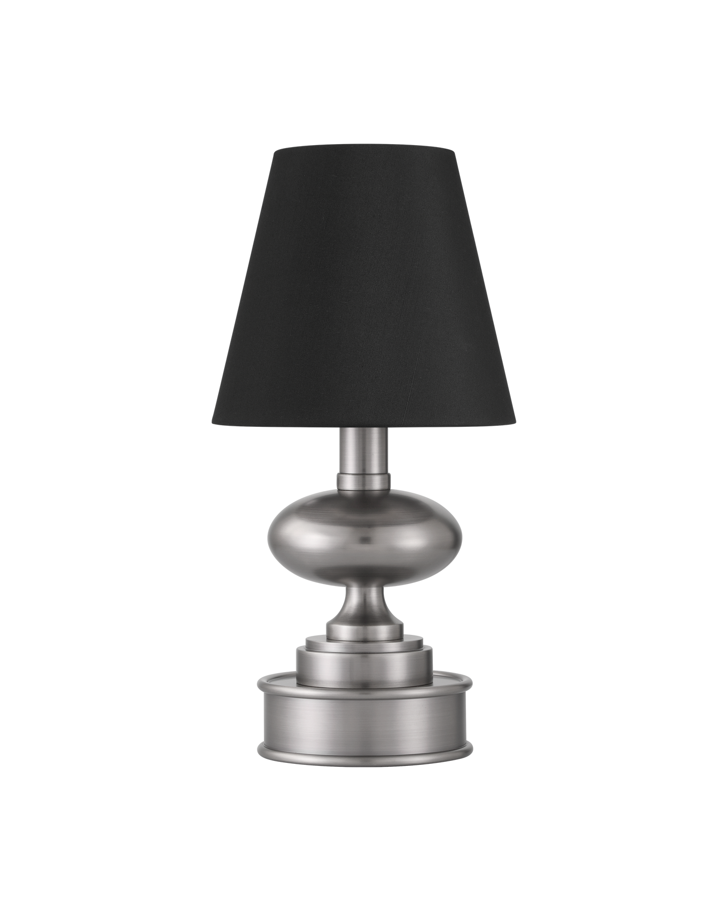 Galavant Nickel Cordless Table Lamp.