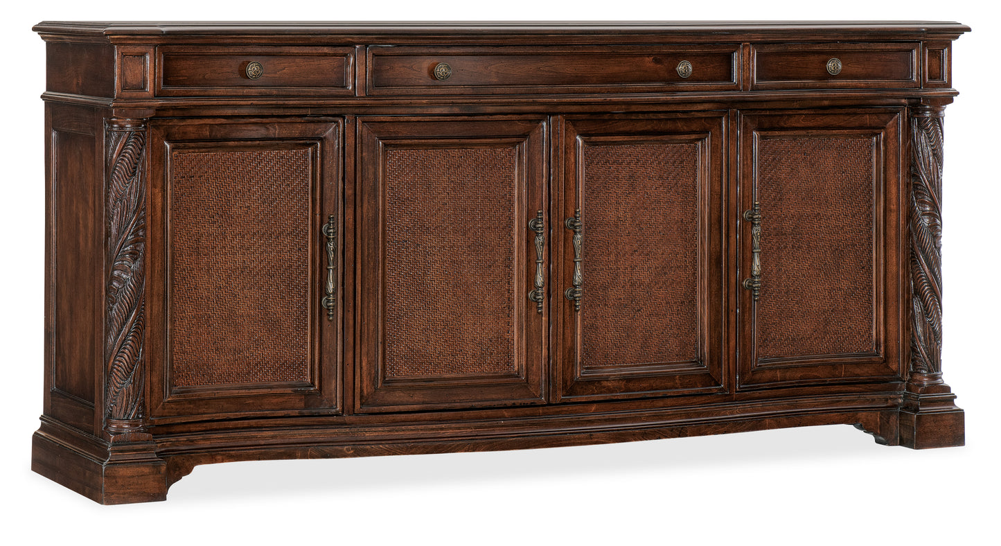 Charleston Four Door-Three Drawer Buffet.
