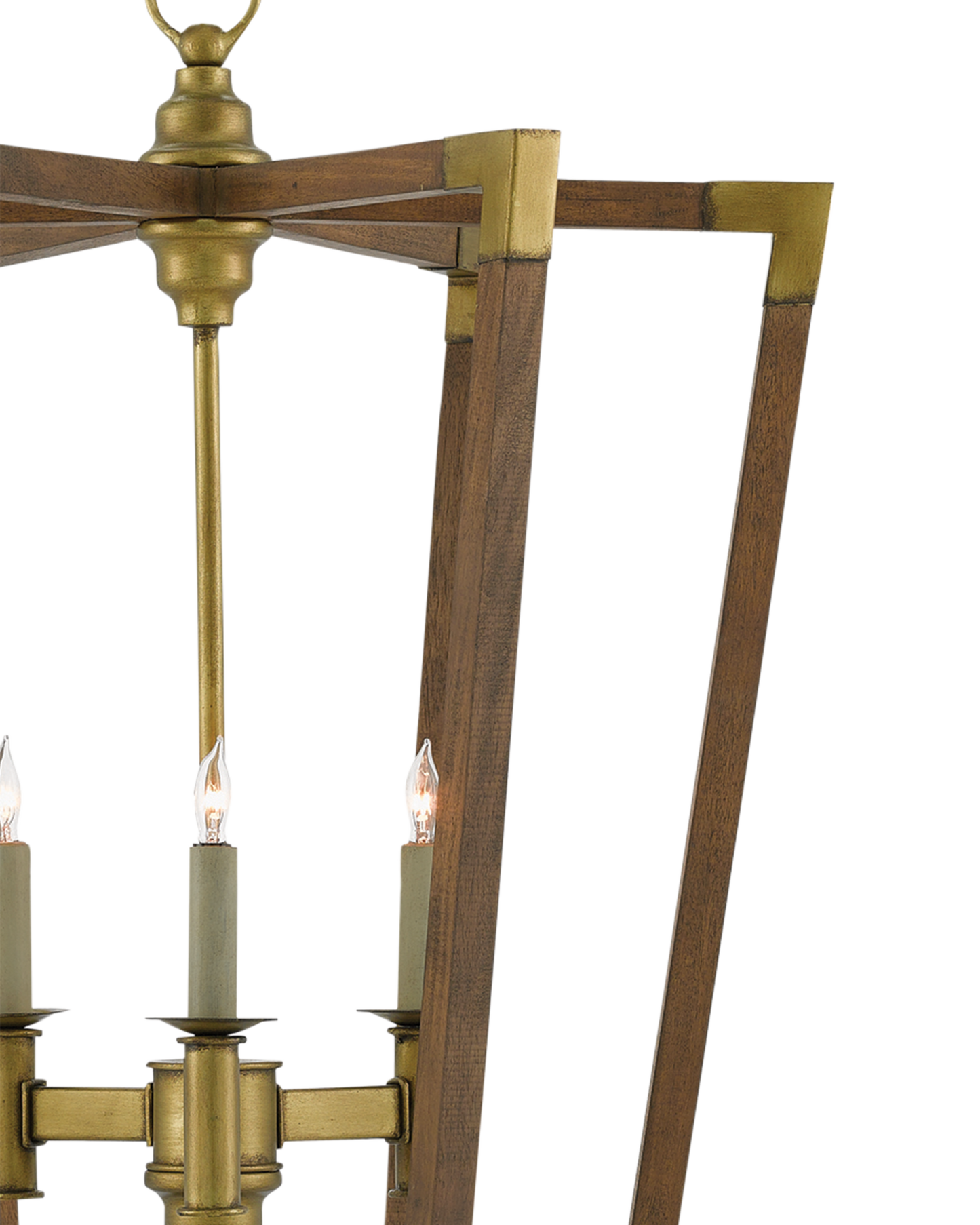 Bastian Medium Chestnut Lantern.