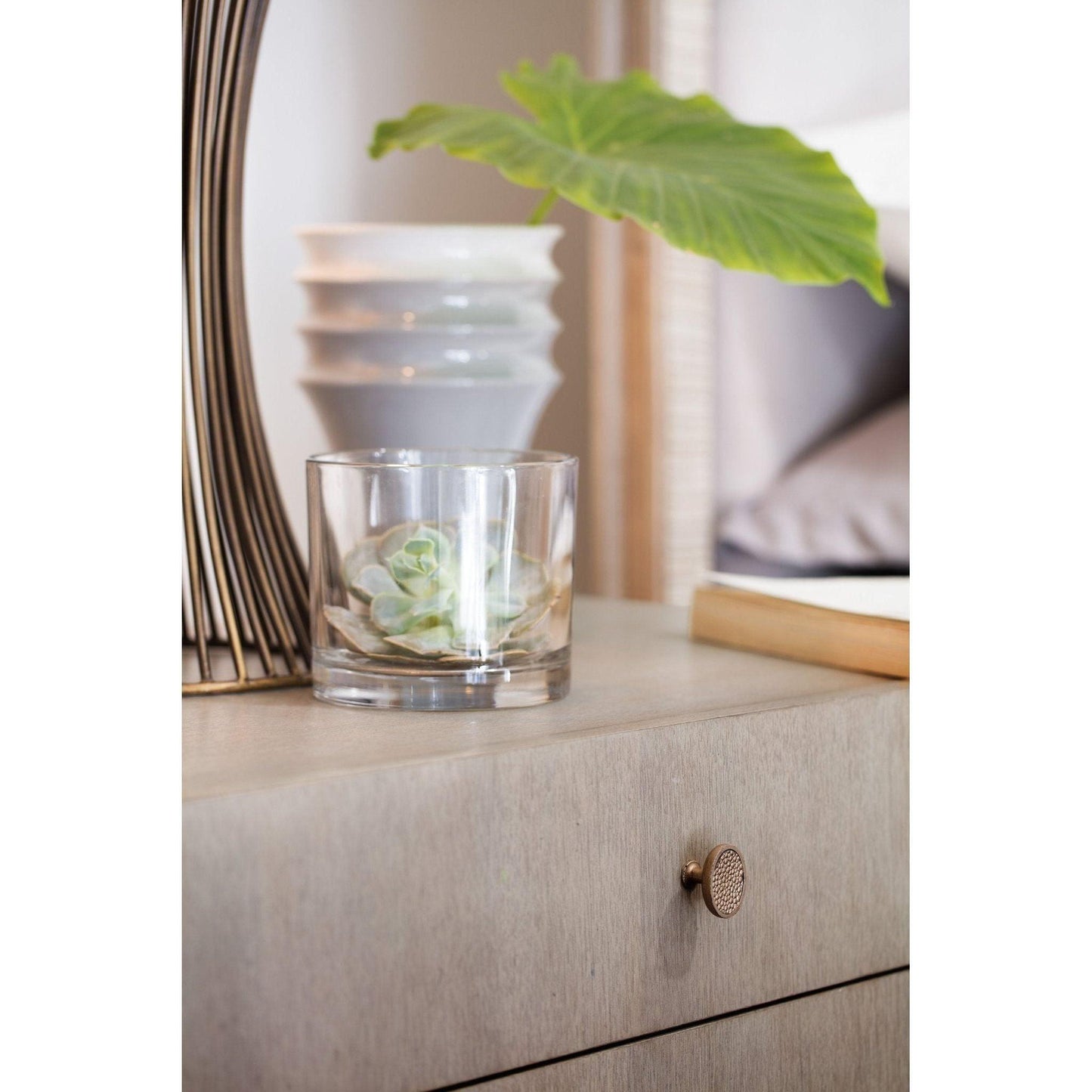 Elixir Two-Drawer Nightstand.