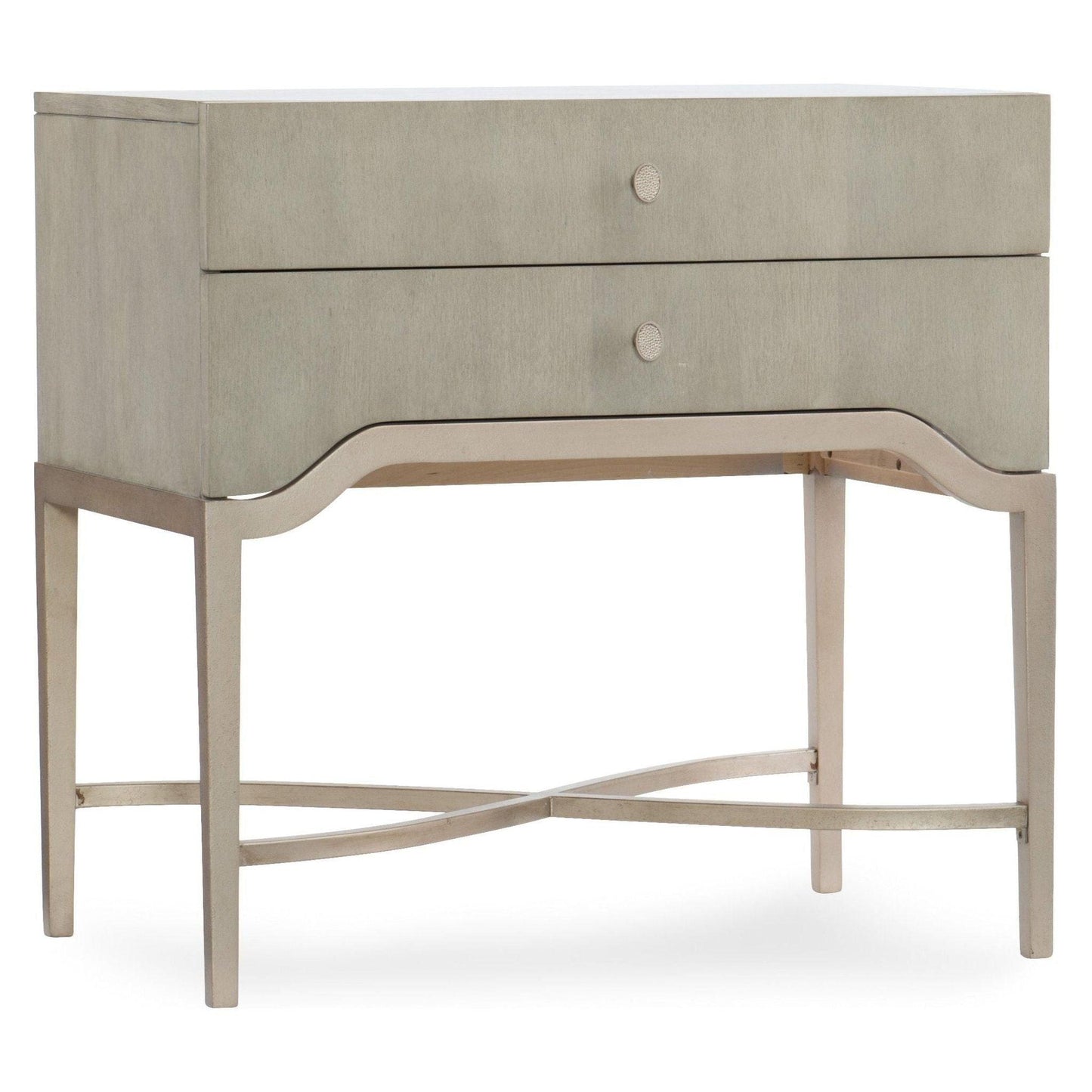 Elixir Two-Drawer Nightstand.