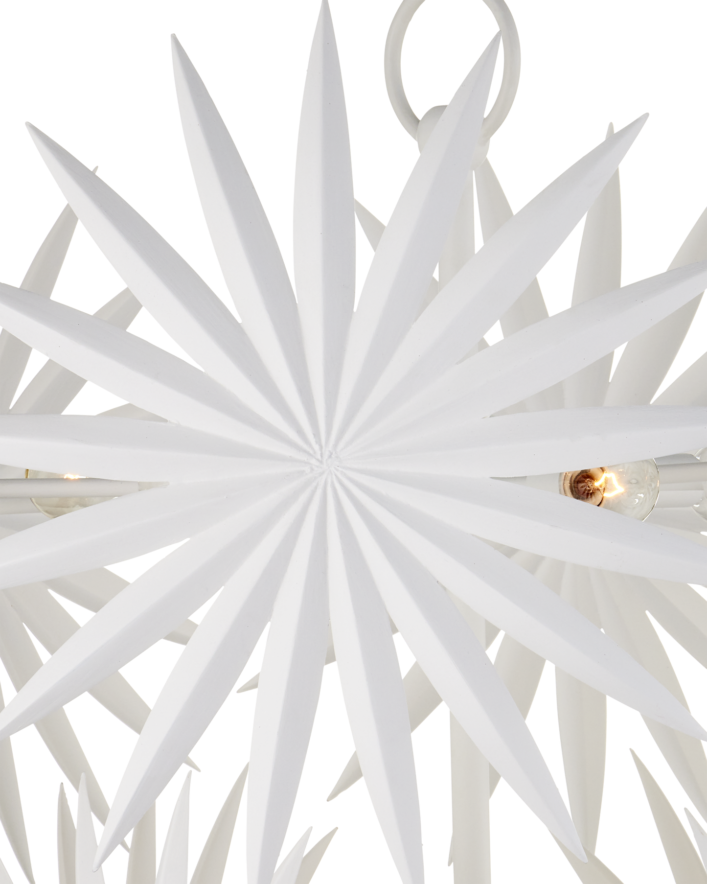 Bismarkia Medium White Chandelier.