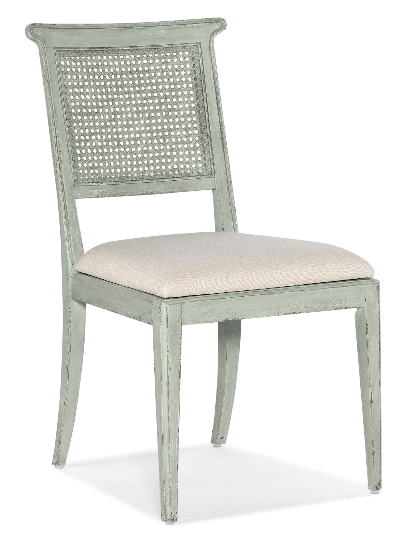 Charleston Upholstered Seat Side Chair - Haint Blue.