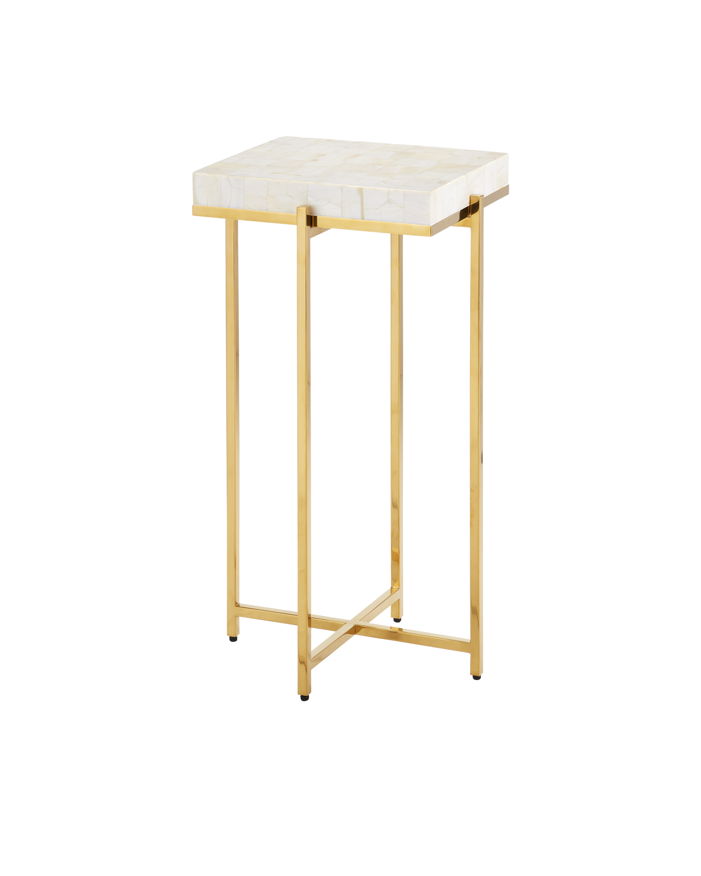 Casey Mother of Pearl Accent Table.