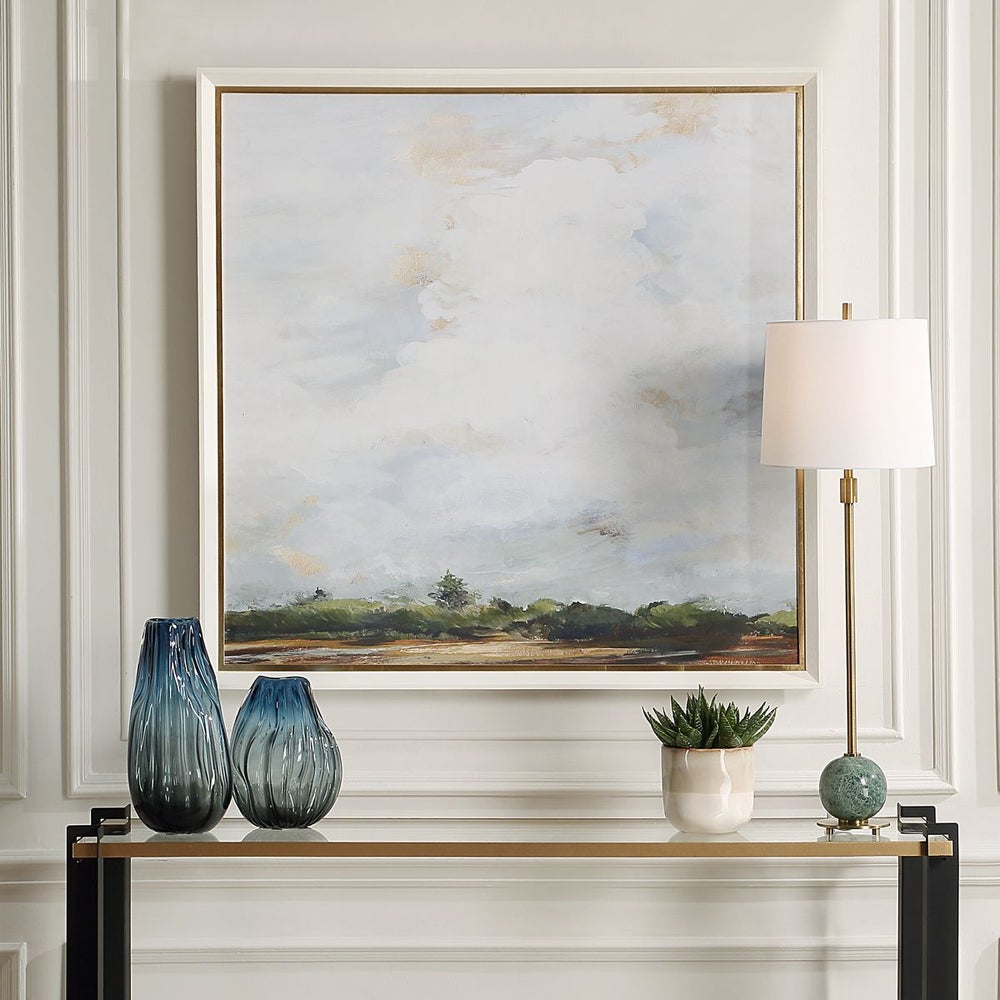 Whispering Cloudscapes Framed Print.