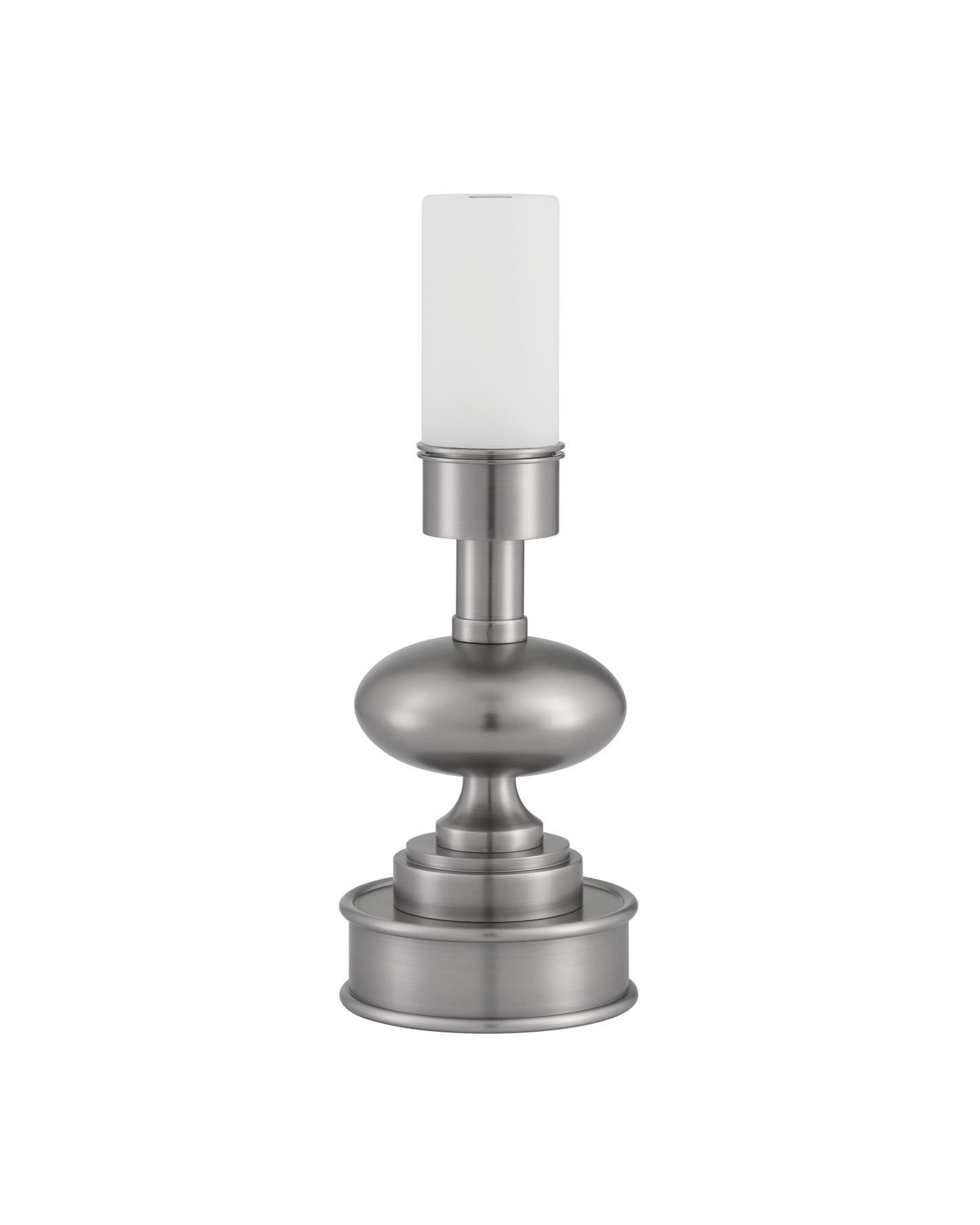 Galavant Nickel Cordless Table Lamp.