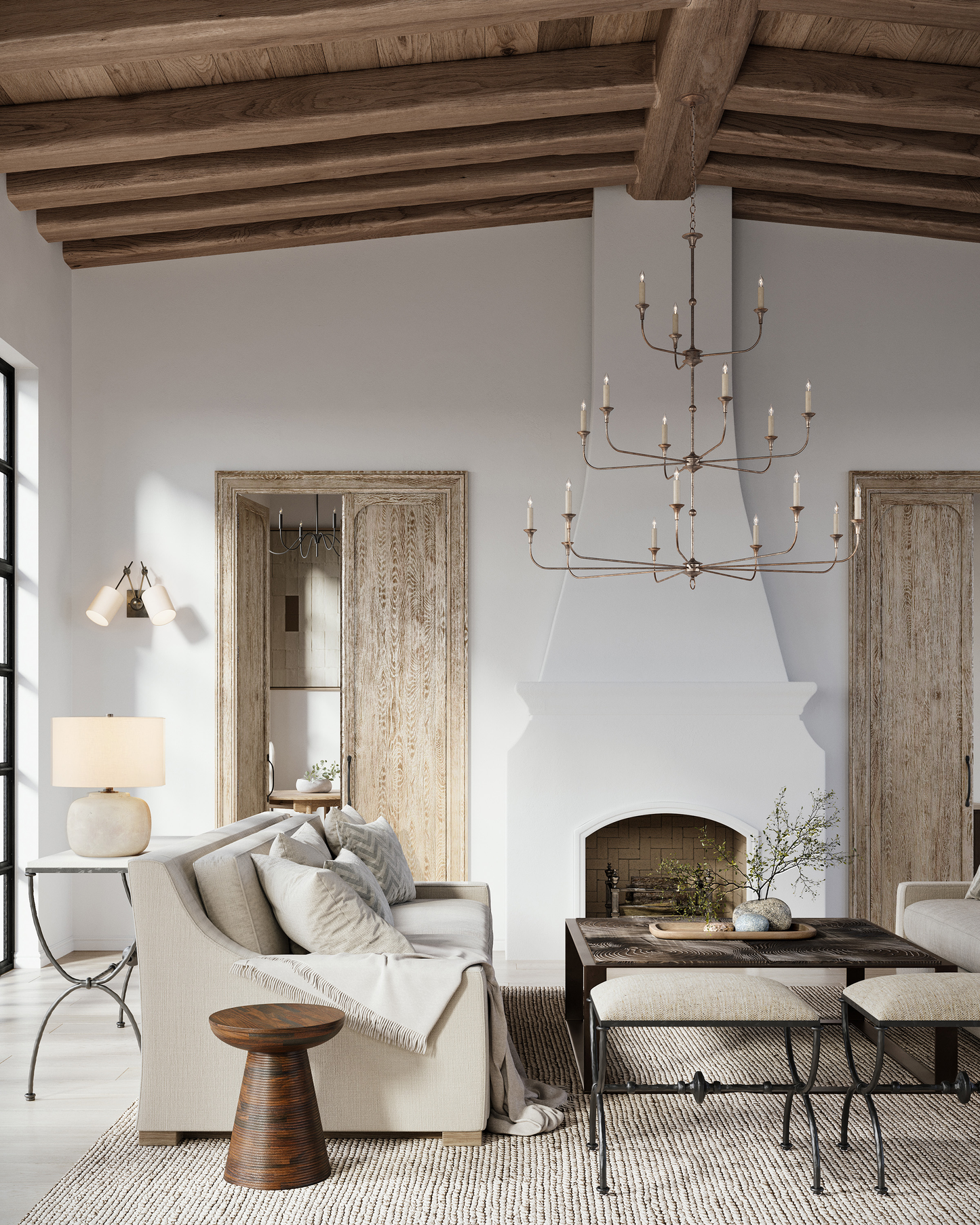 Nottaway Grande Bronze Chandelier.
