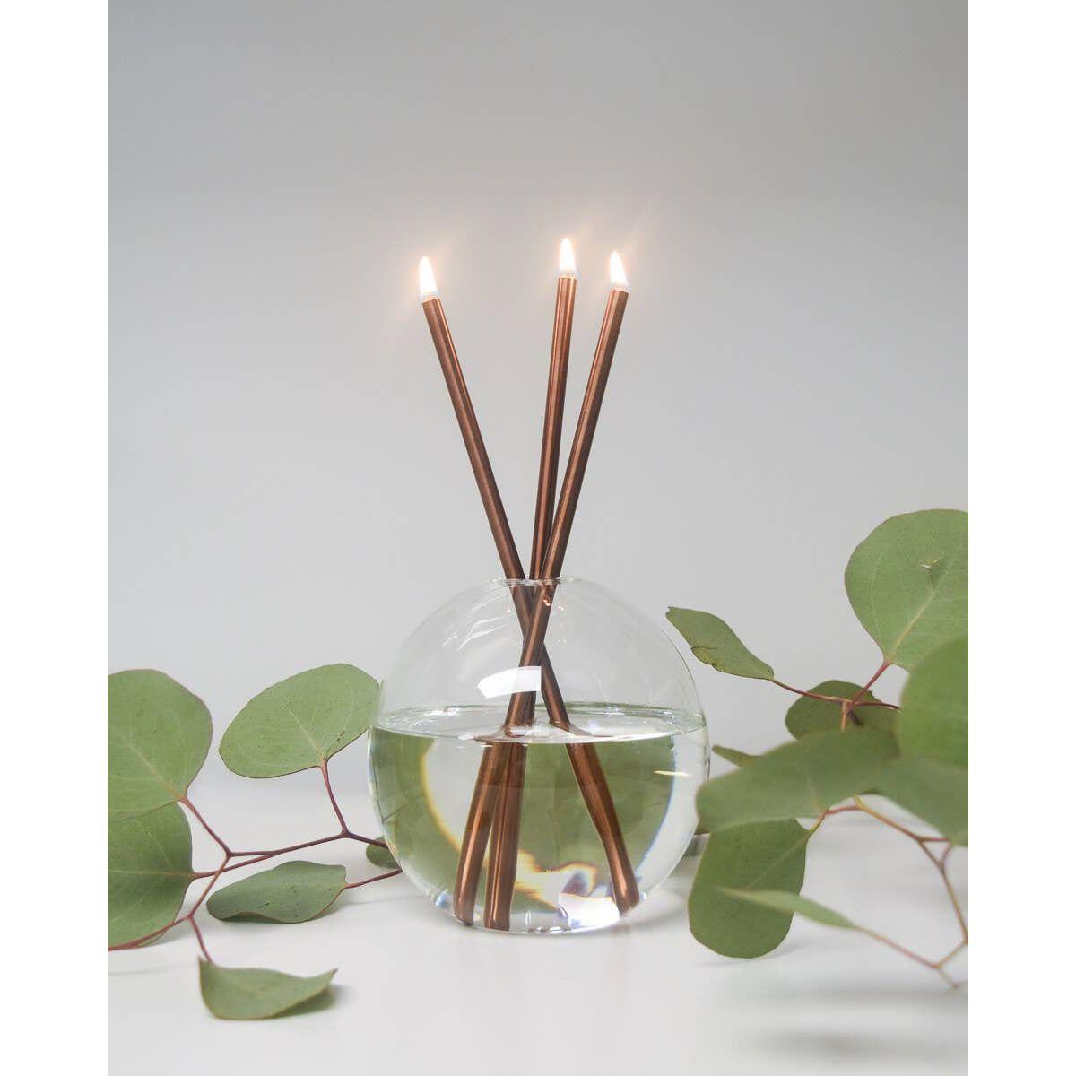 Neva Vase, Clear Candle Holder.