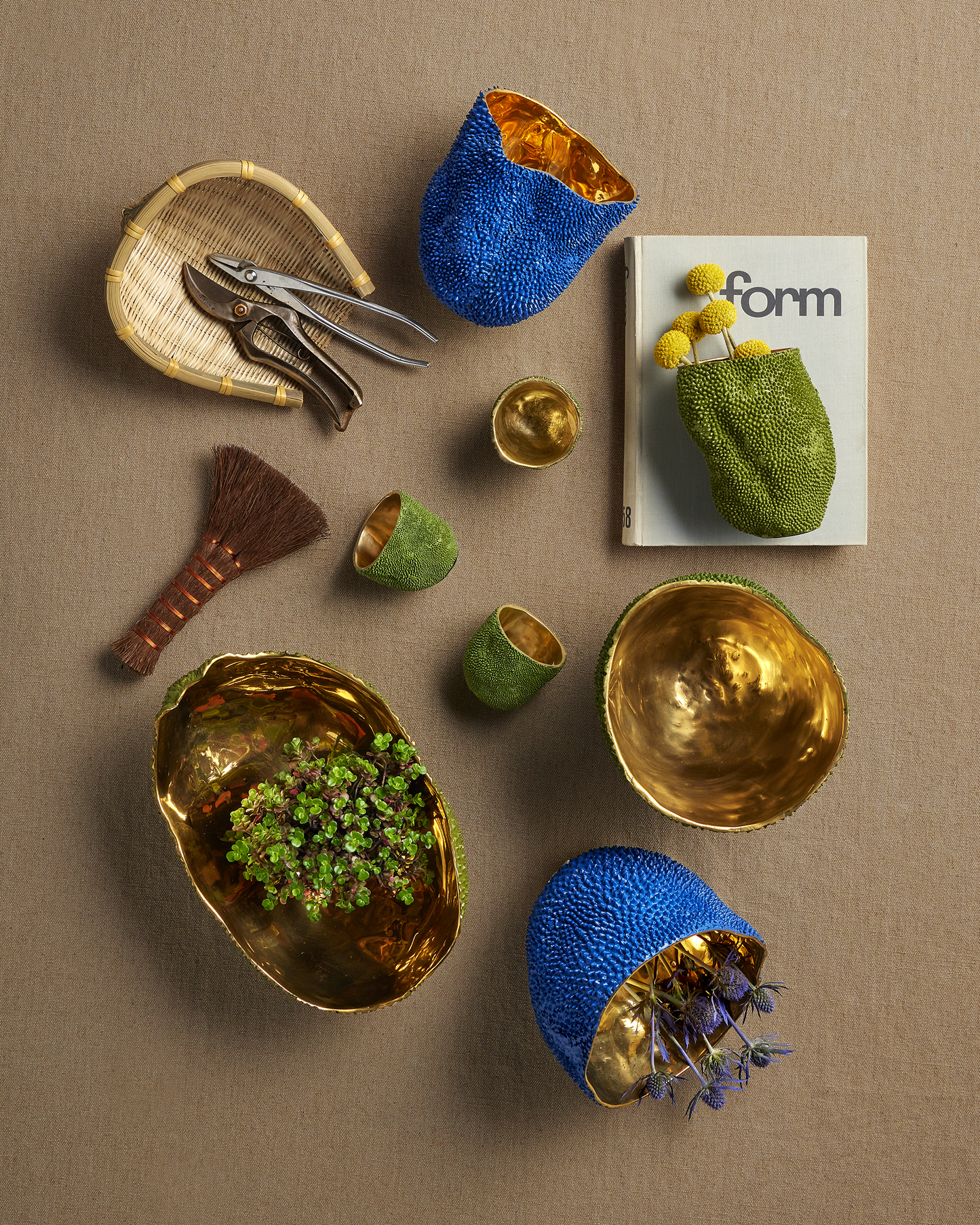 Jackfruit Large Green Vase.