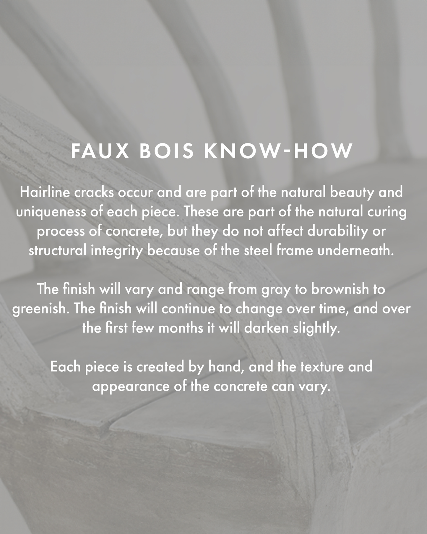 Faux Bois Small Bird Bath.