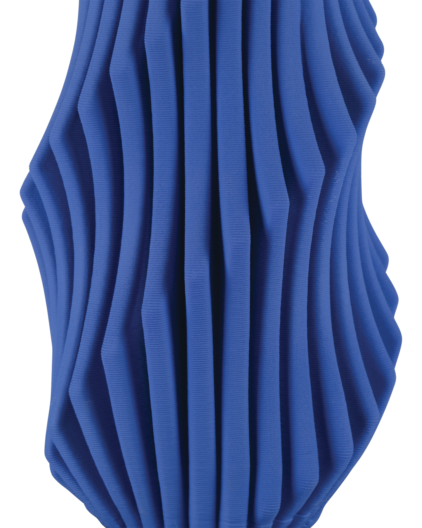 Blue Pleat Medium Vase.