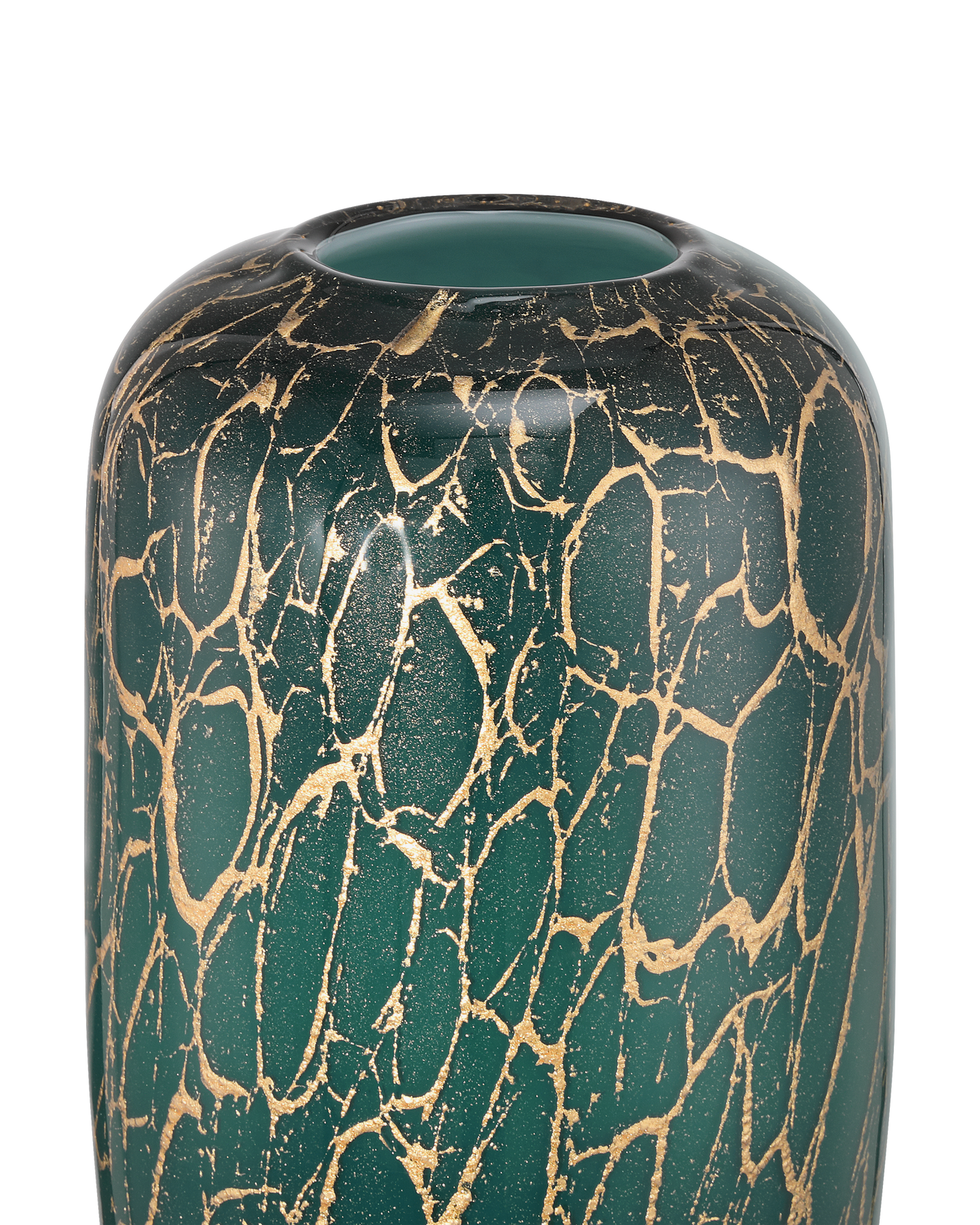 Vitry Green & Gold Vase.