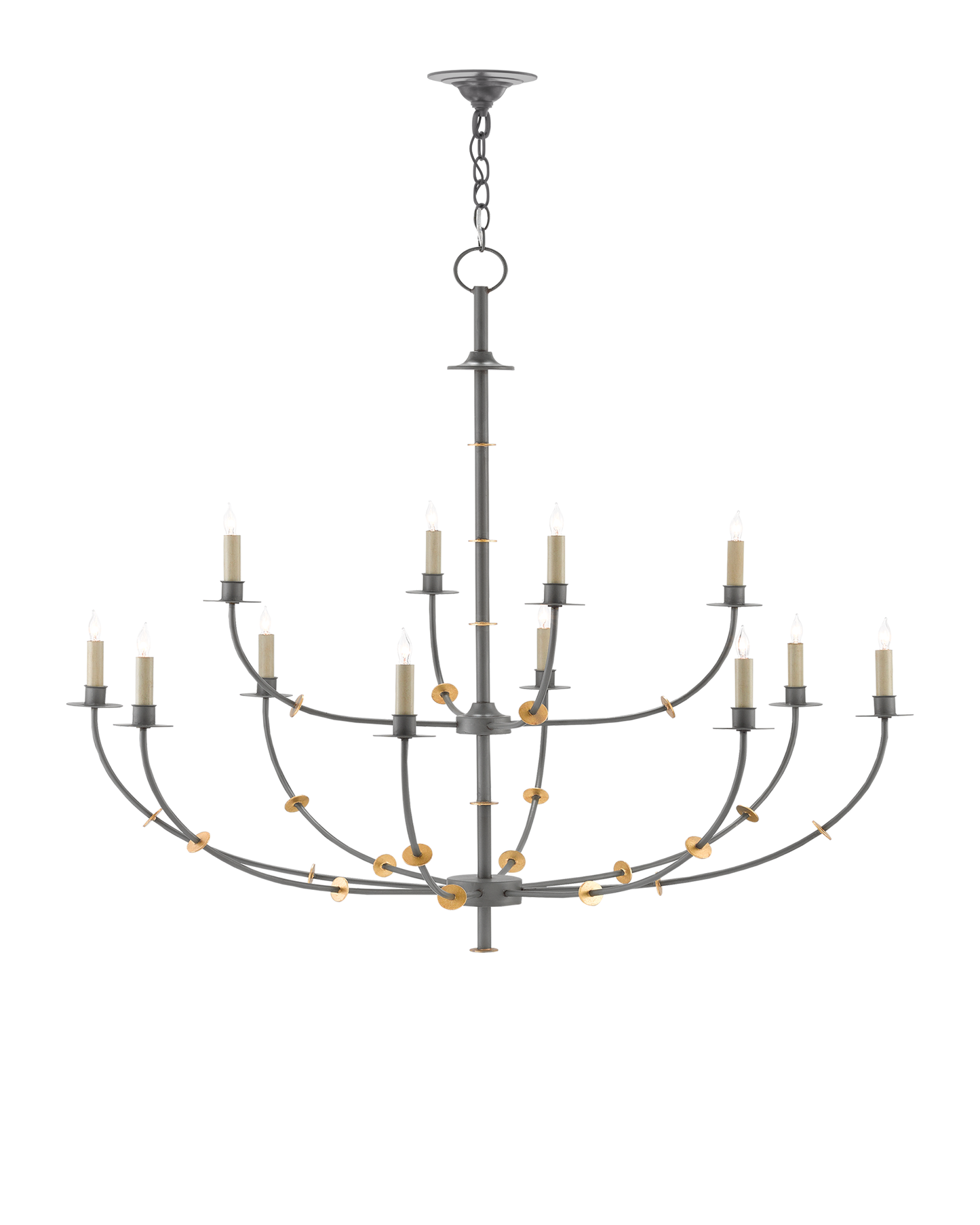 Balladier Gray Chandelier.