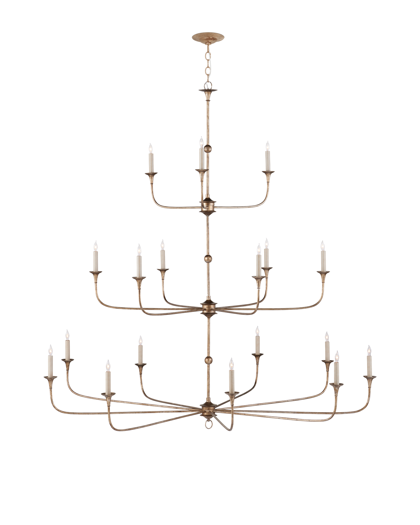 Nottaway Grande Bronze Chandelier.
