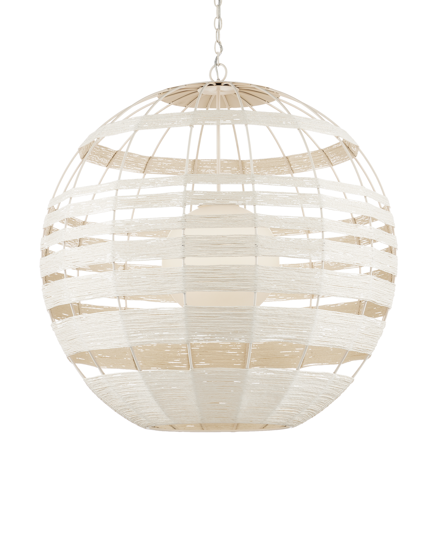 Lapsley White Orb Chandelier.