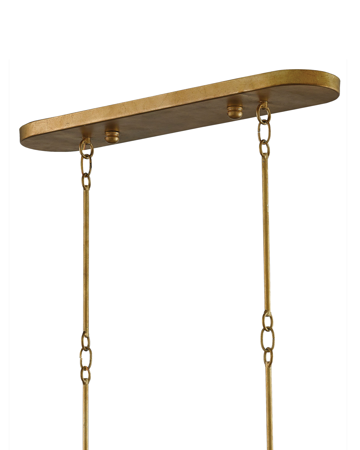 Grand Lotus Oval Gold Chandelier.