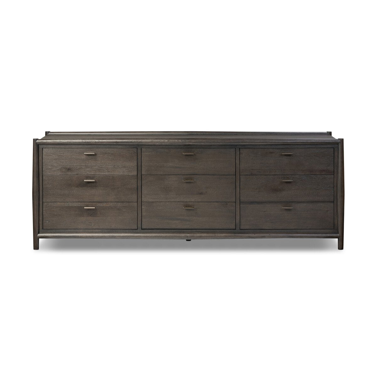 Glenview 9 Drawer Dresser - Cracked Smoked Black Veneer – Outrageous ...