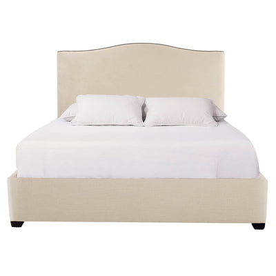 Graham Fabric Panel Extended King Bed β Custom