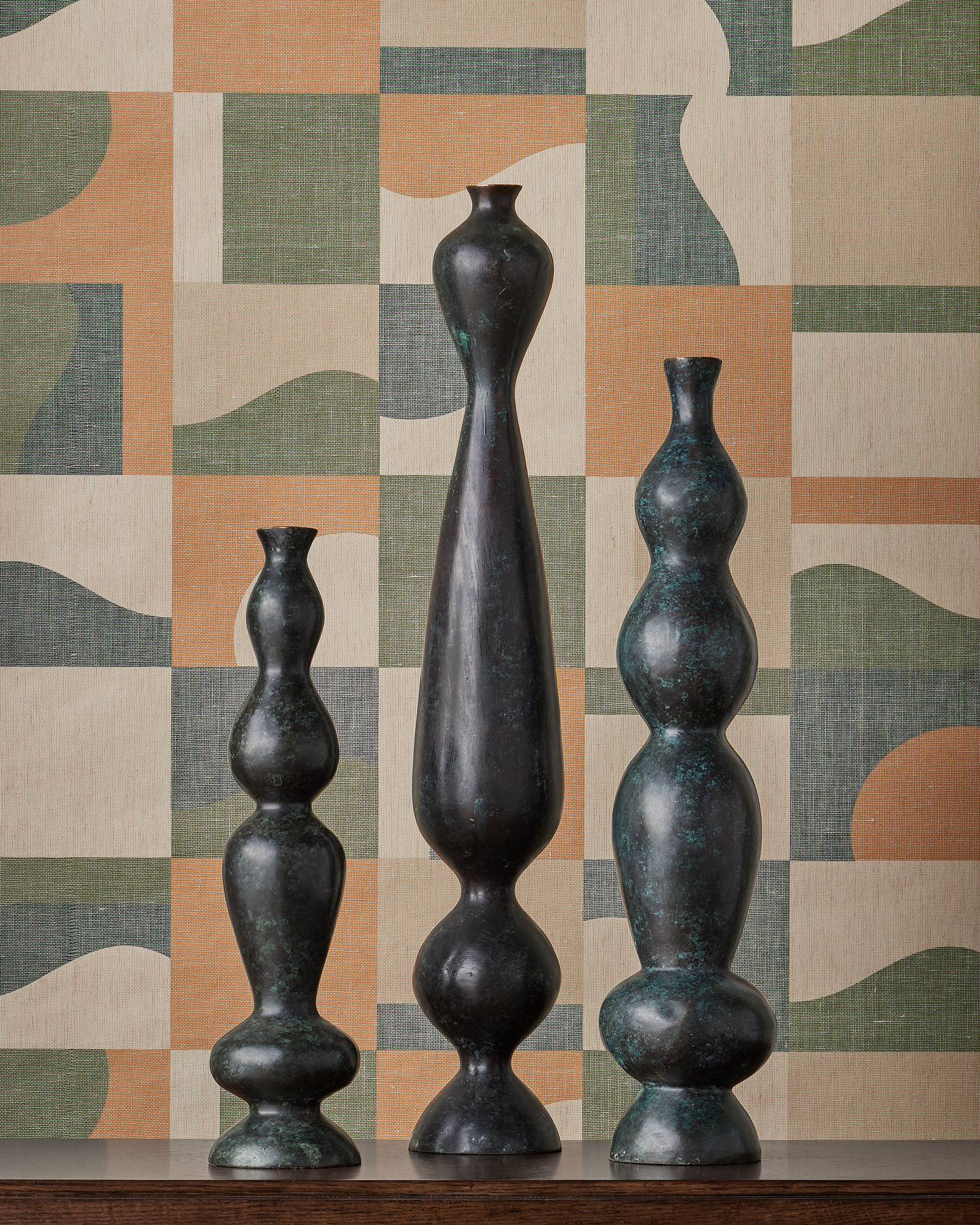 Luganzo Small Bronze Vase.