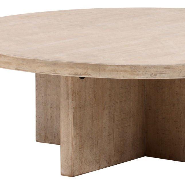 Harley Round Coffee Table Light Wash.