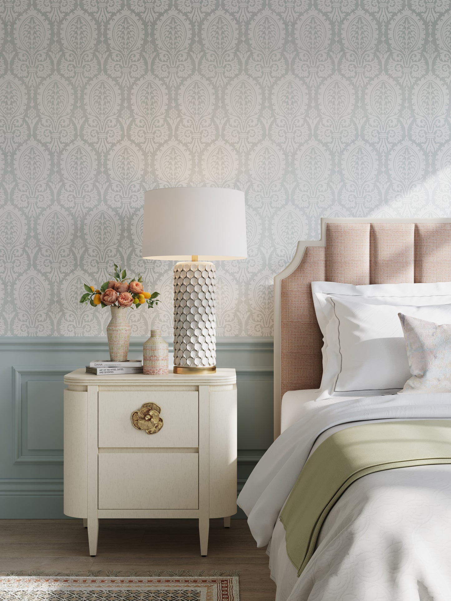 Calla Lily White Table Lamp.