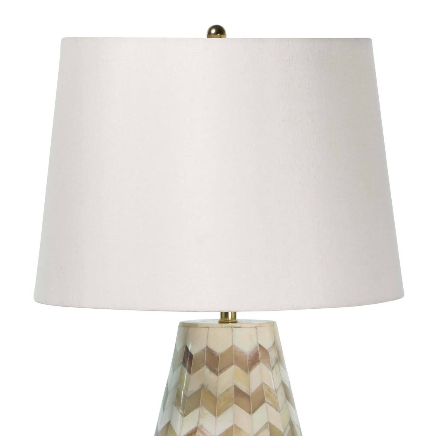 Cassia Chevron Table Lamp (Natural).