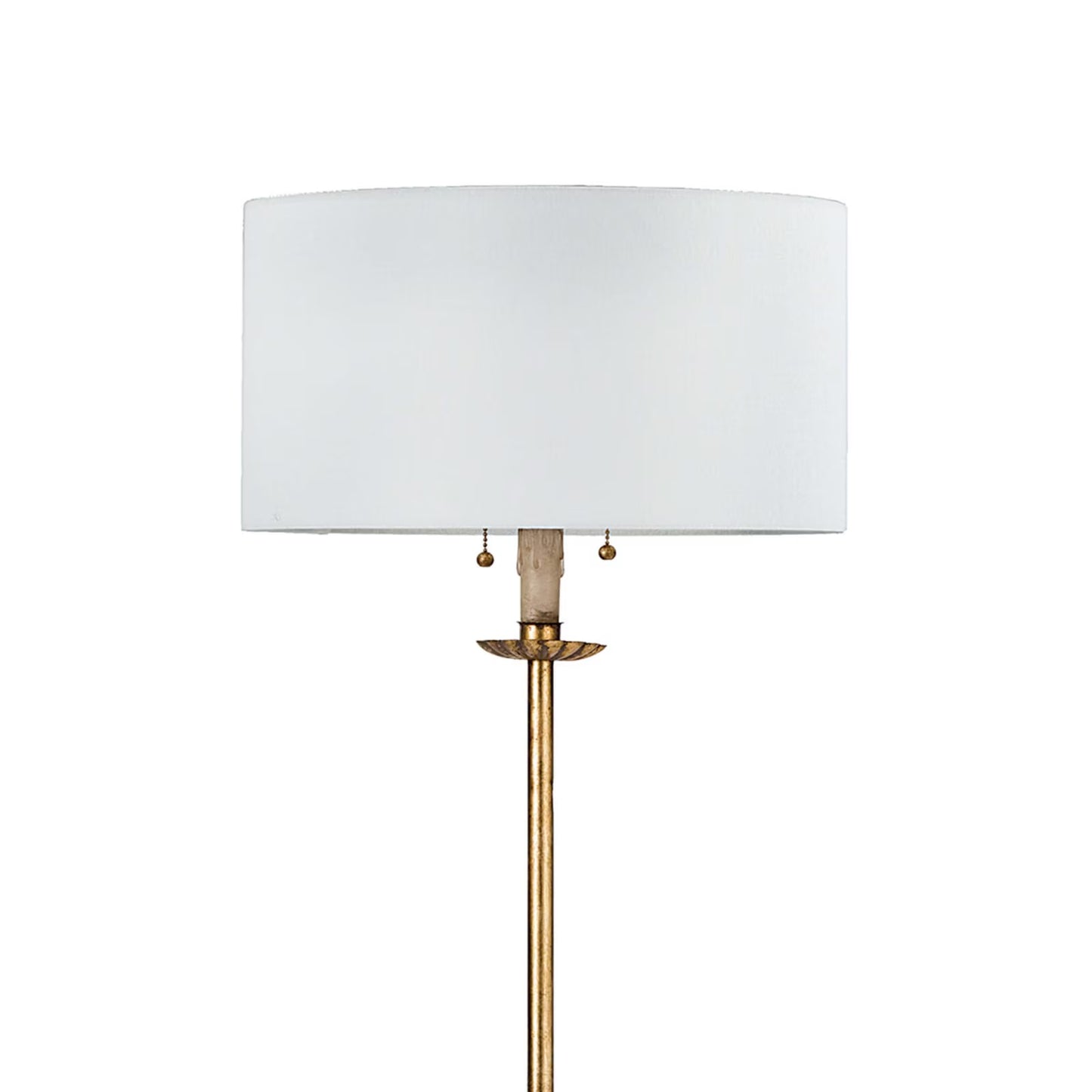 Clove Stem Floor Lamp (Antique Gold Leaf).