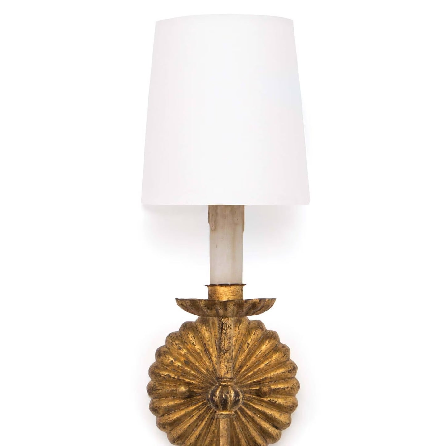 Clove Sconce Single (Antique Gold Leaf).