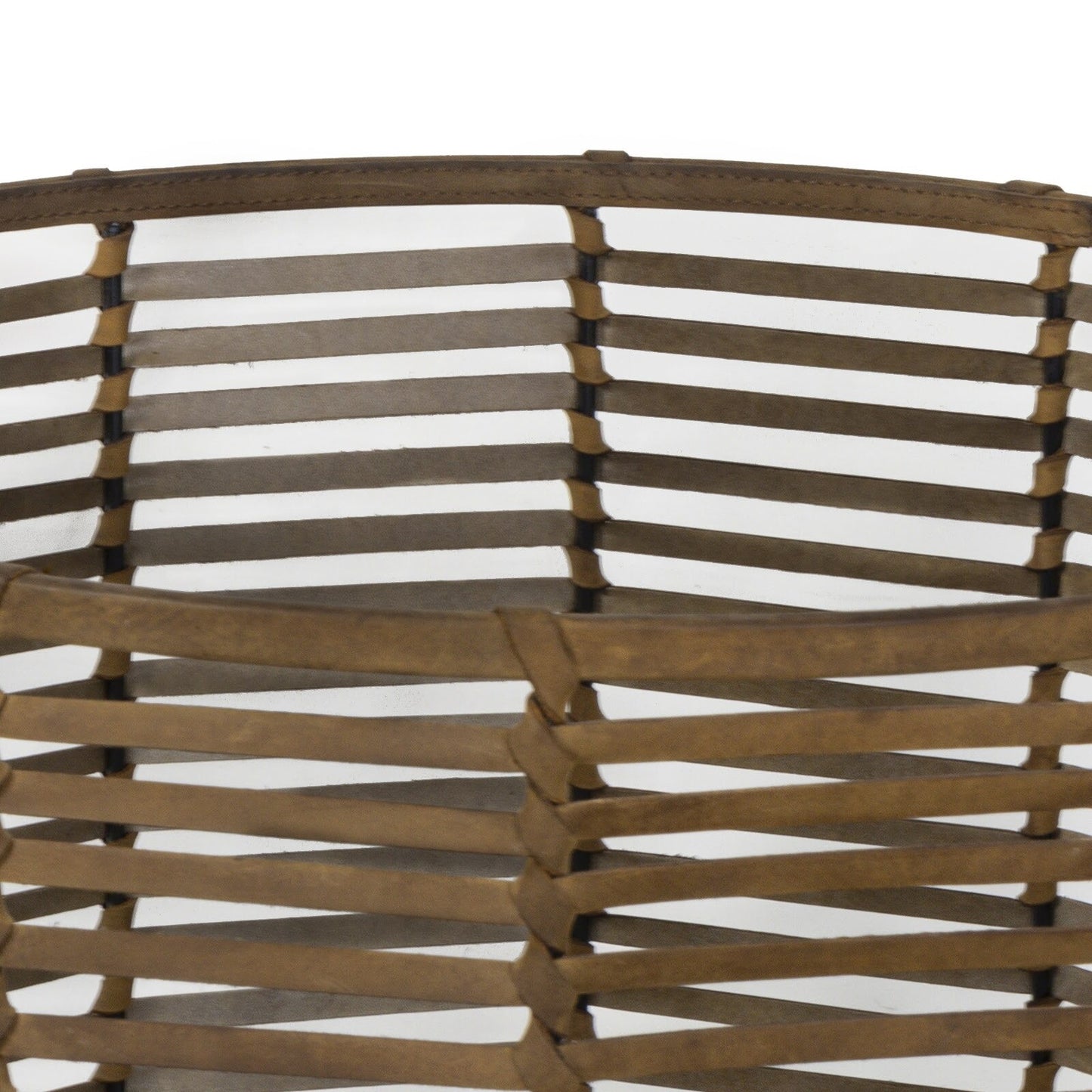 Finn Leather Basket Large.