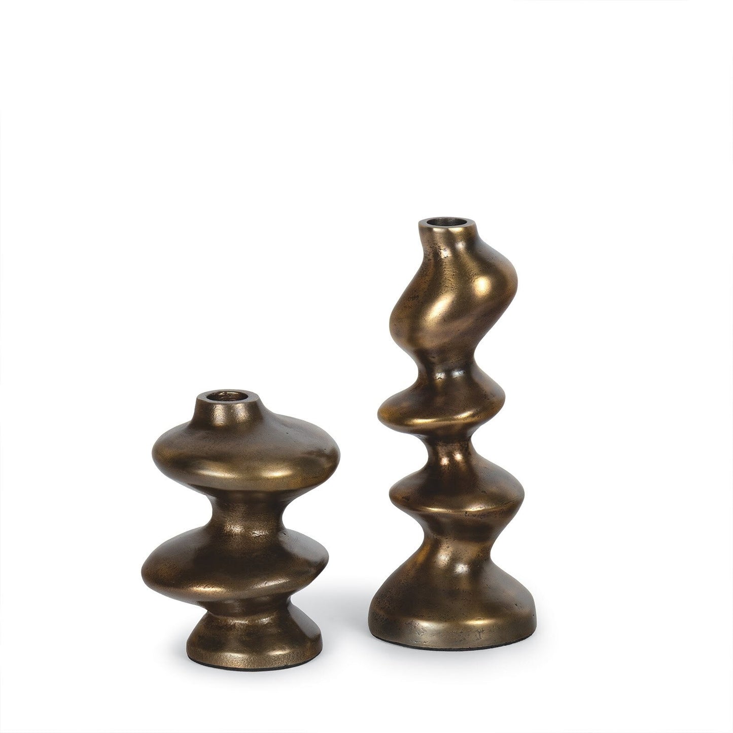 Blobby Candle Set (Brass).