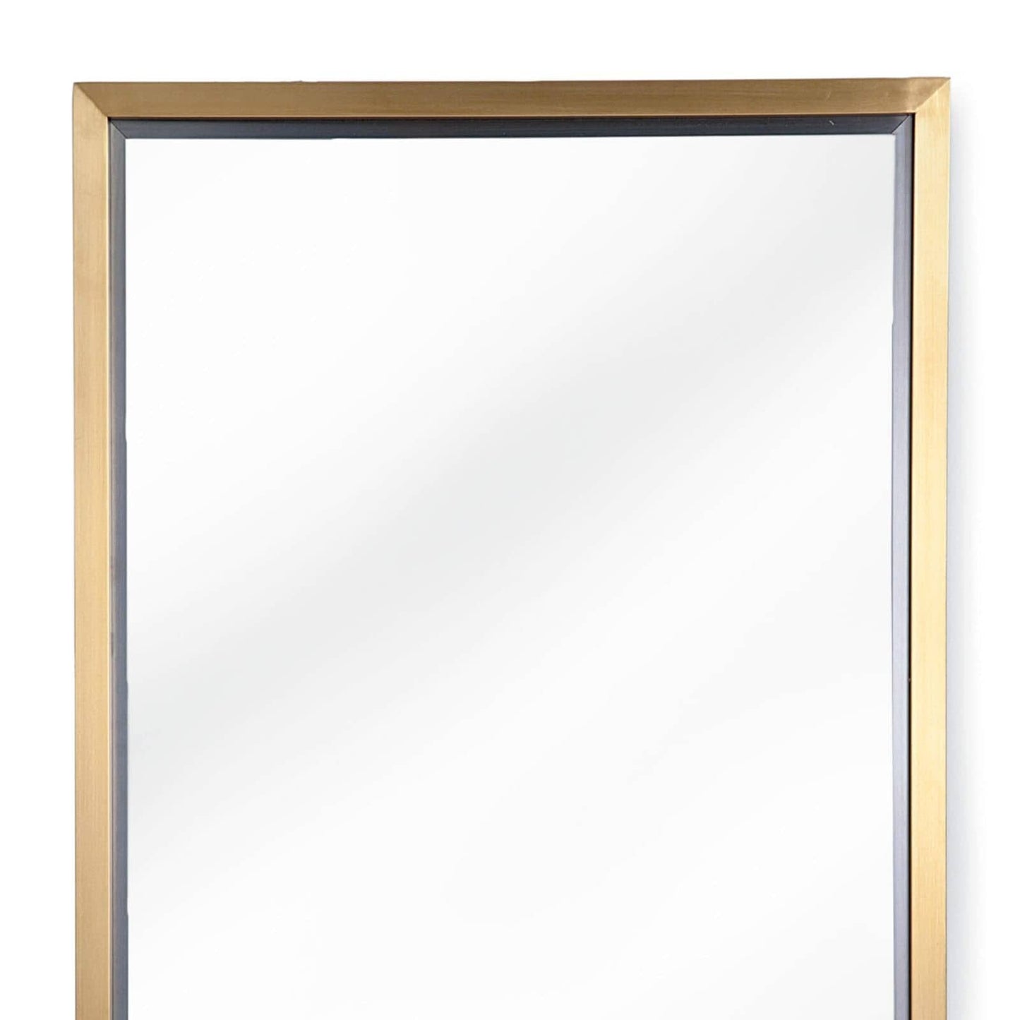 Rectangle Mirror (Natural Brass).
