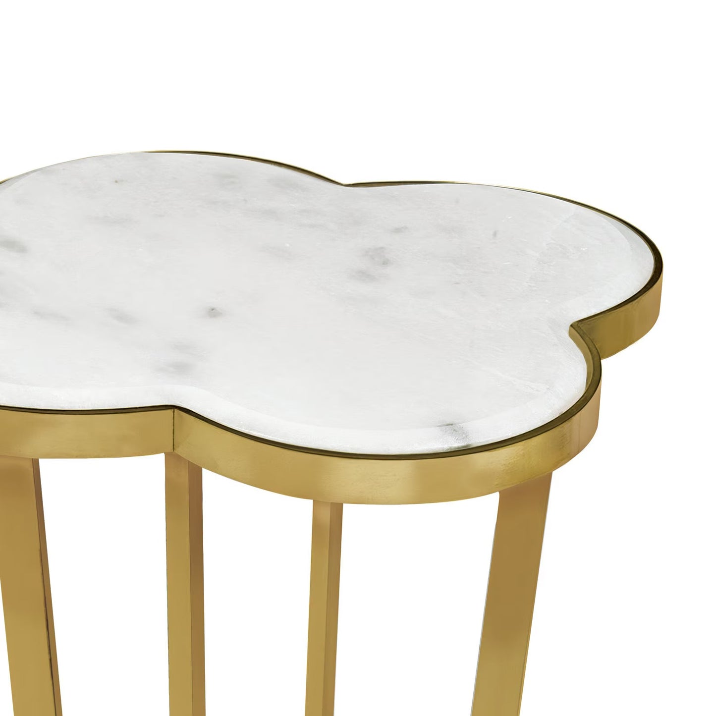 Clover Table (Natural Brass).