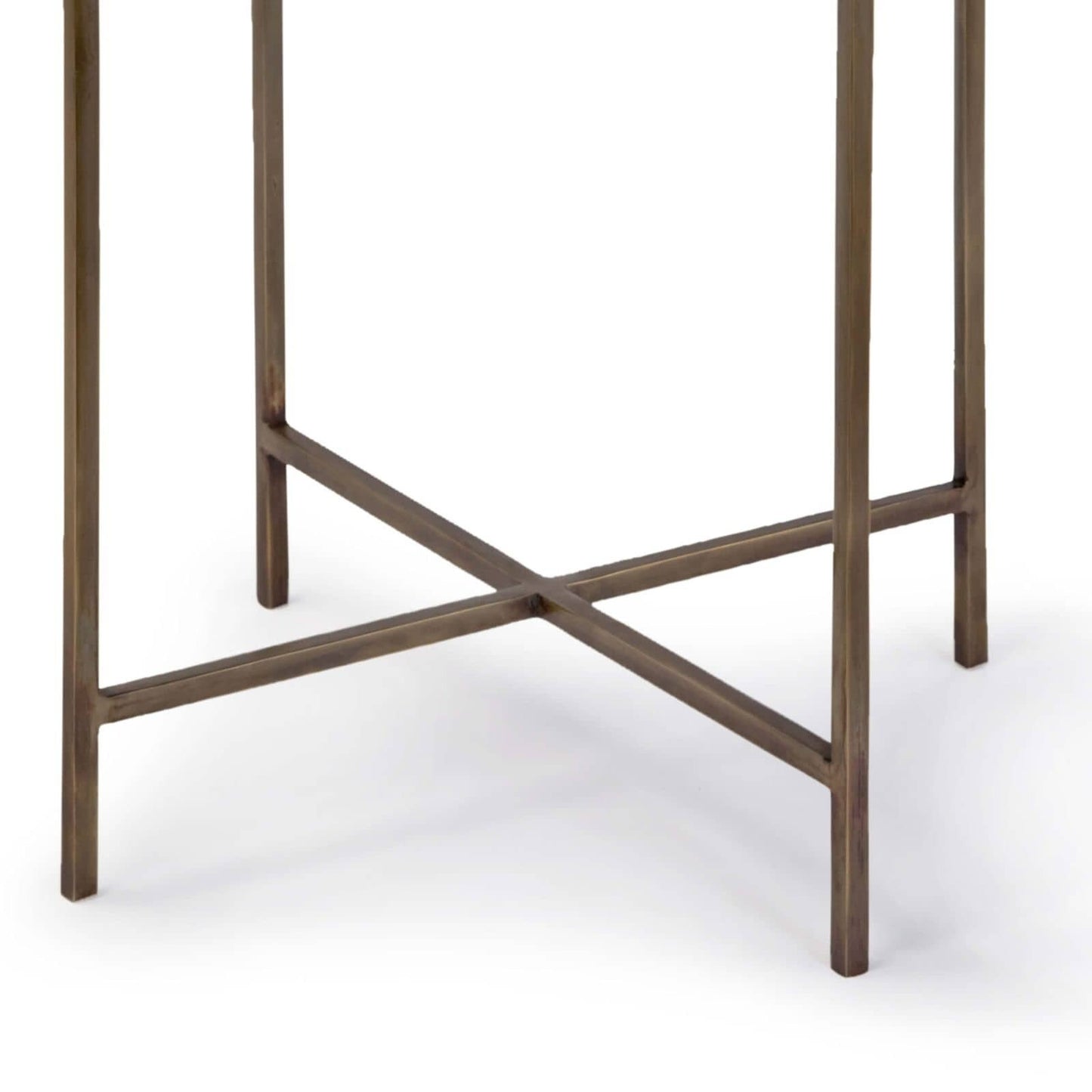 Bone Drum Table (Antique Brass).