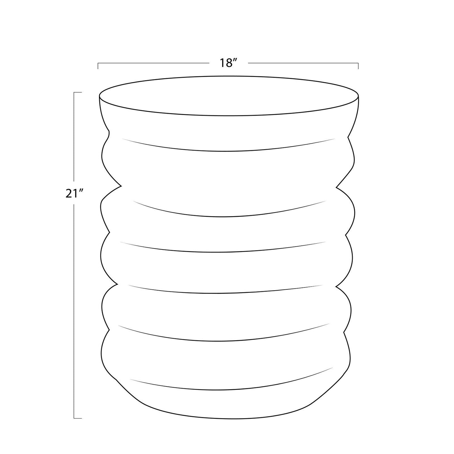 Aria Wood Accent Table (Natural).
