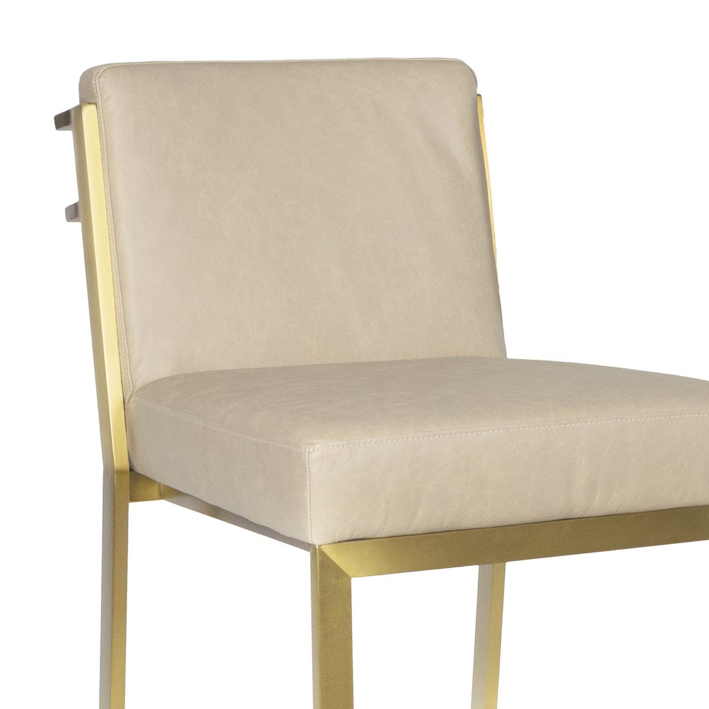 Chantal Leather Counter Stool (Cappuccino).