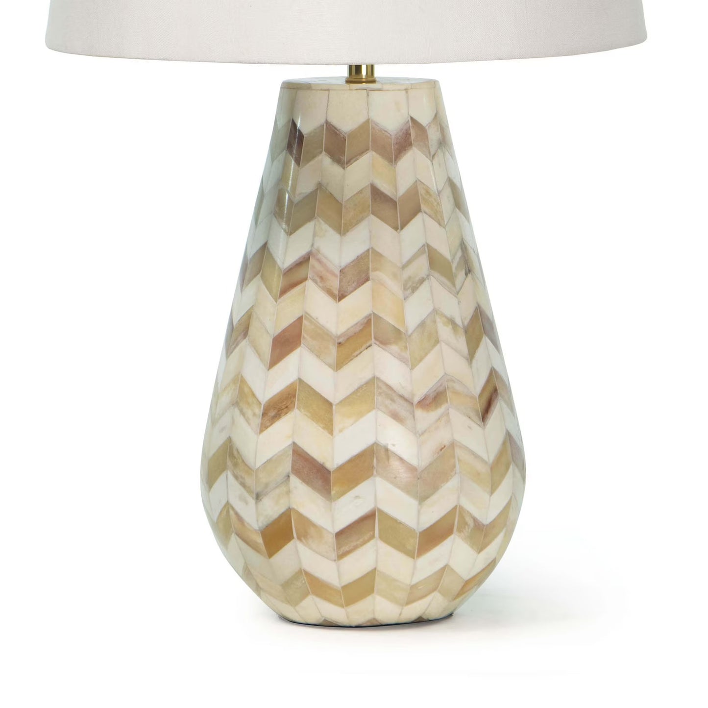 Cassia Chevron Table Lamp (Natural).