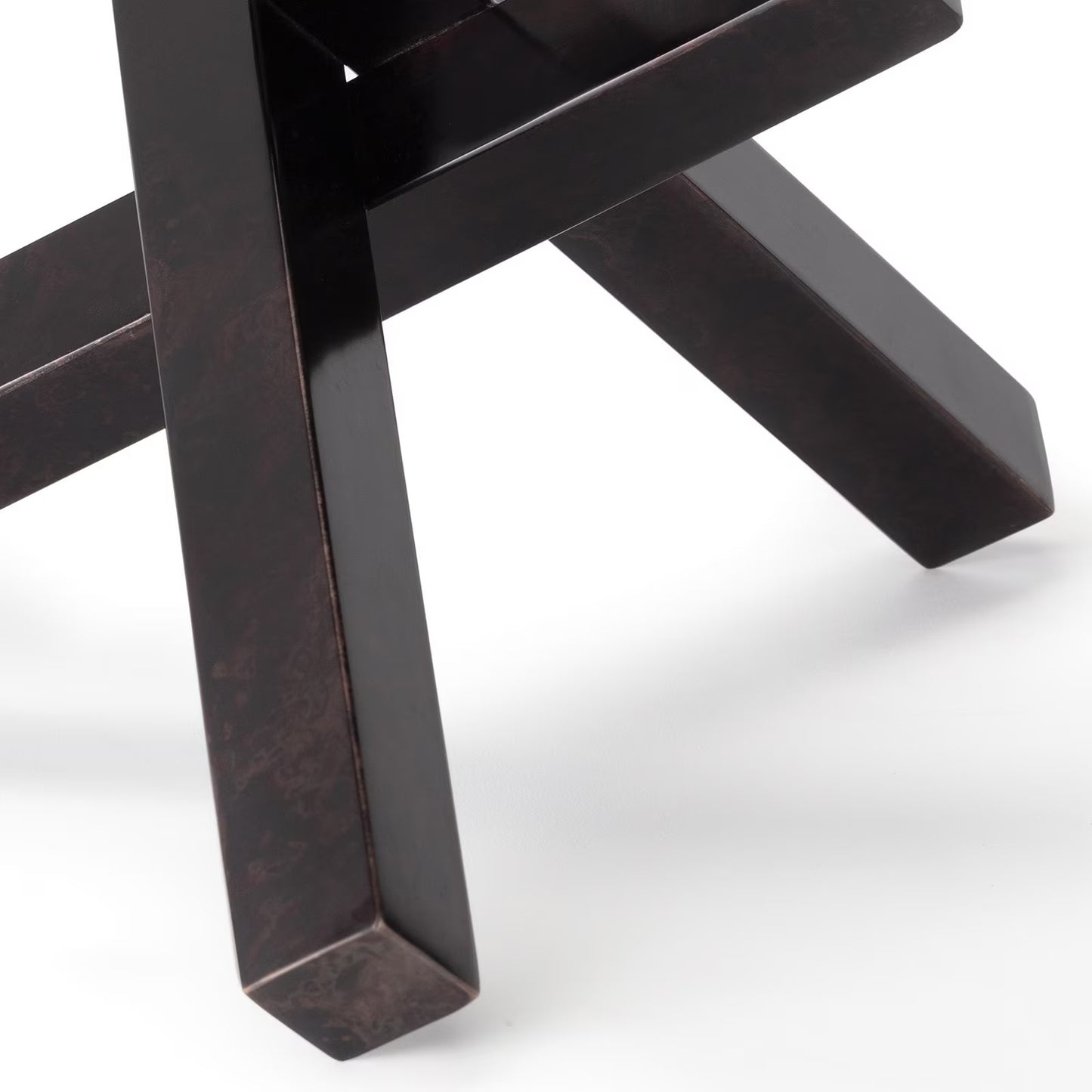 Intersecting Sculpture (Blackened Zinc).