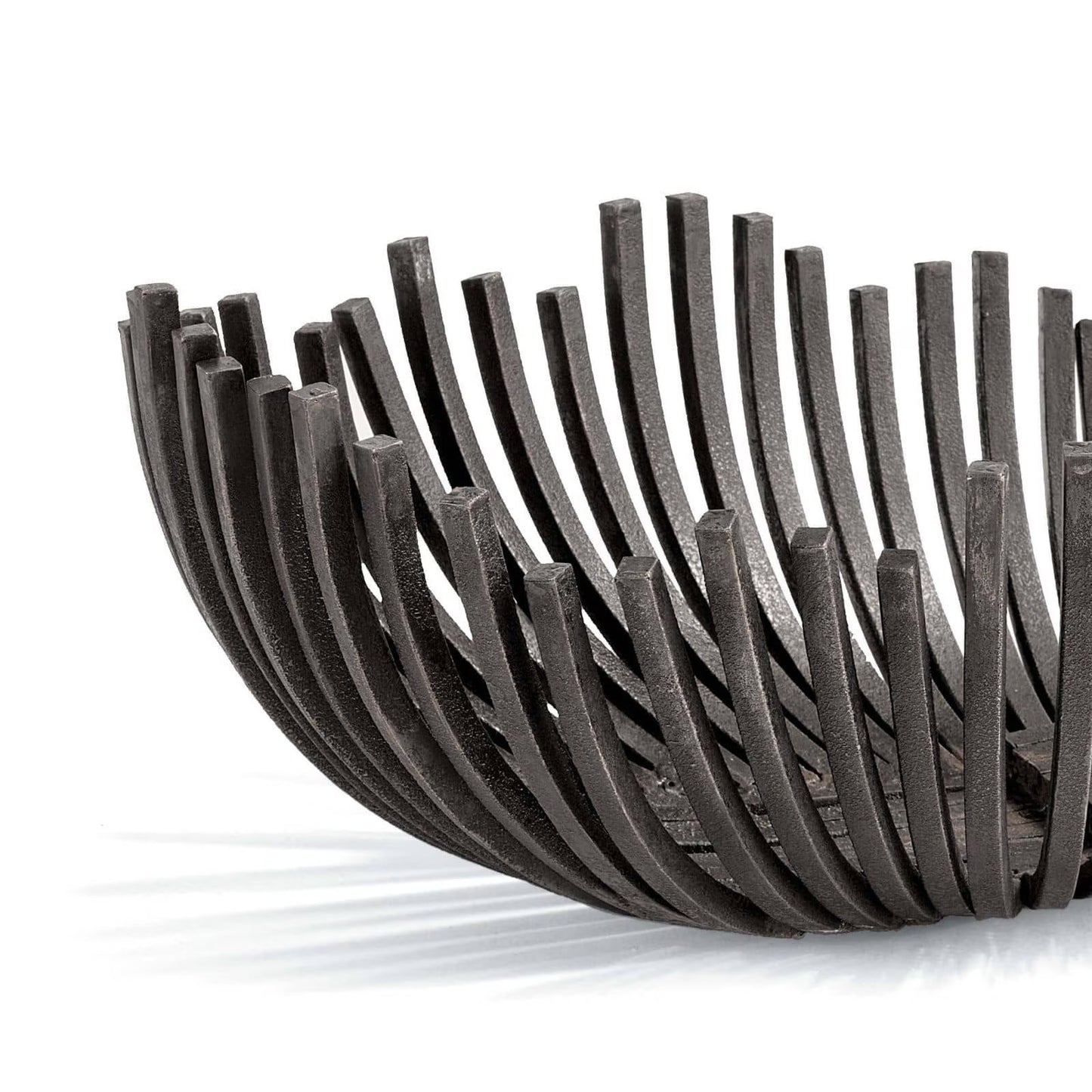 Webbed Bowl Oblong (Blackened Iron).