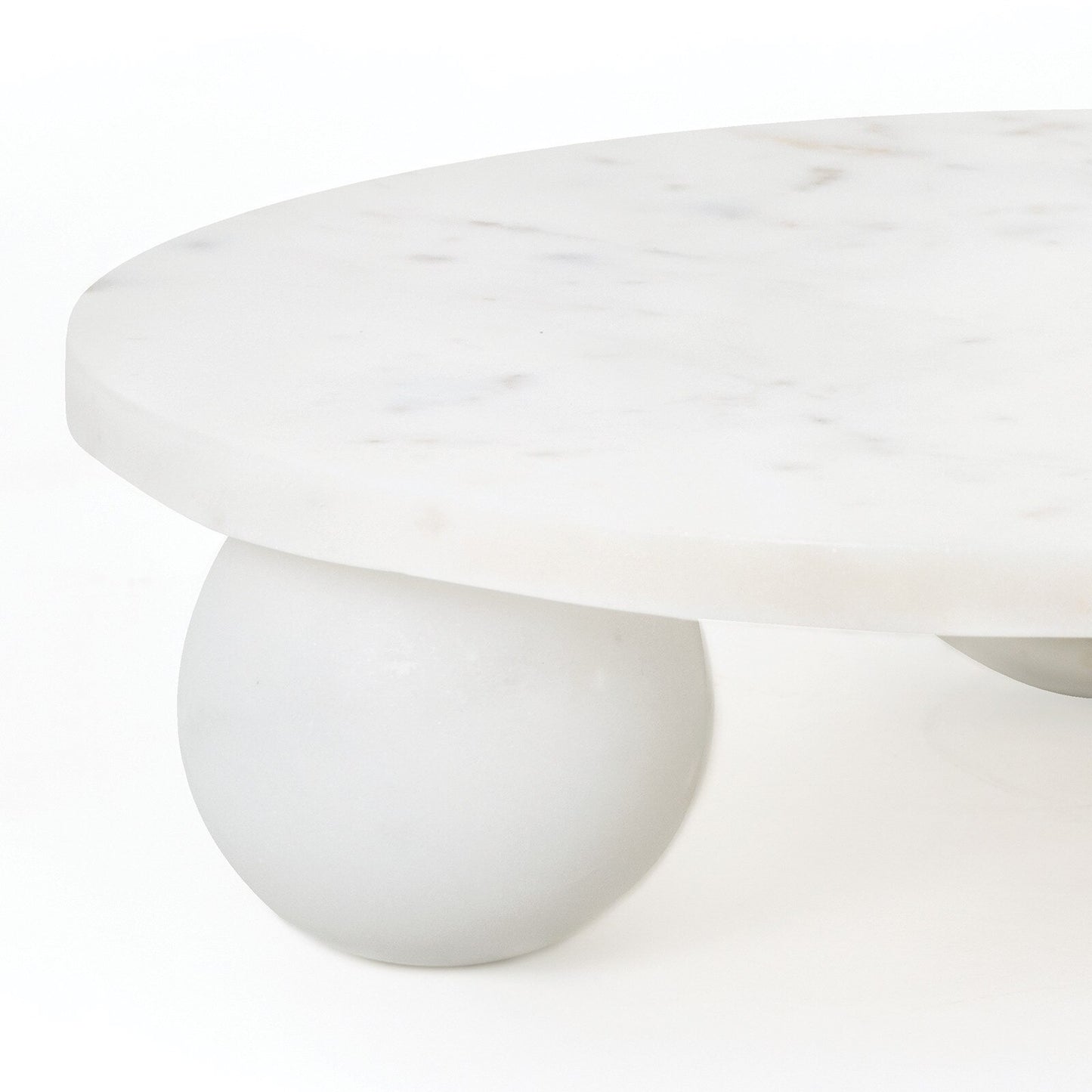 Marlow Marble Plate Large (White).