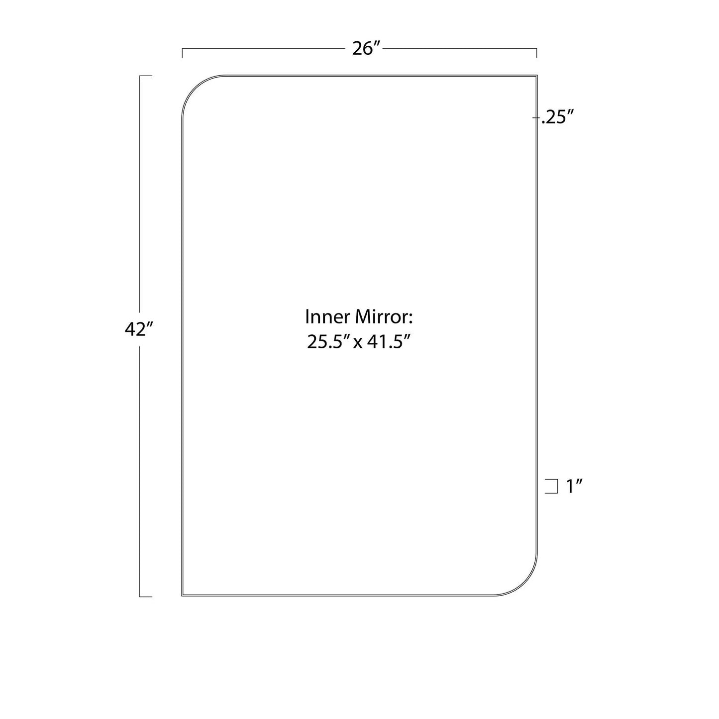 Amara Mirror (Gold).