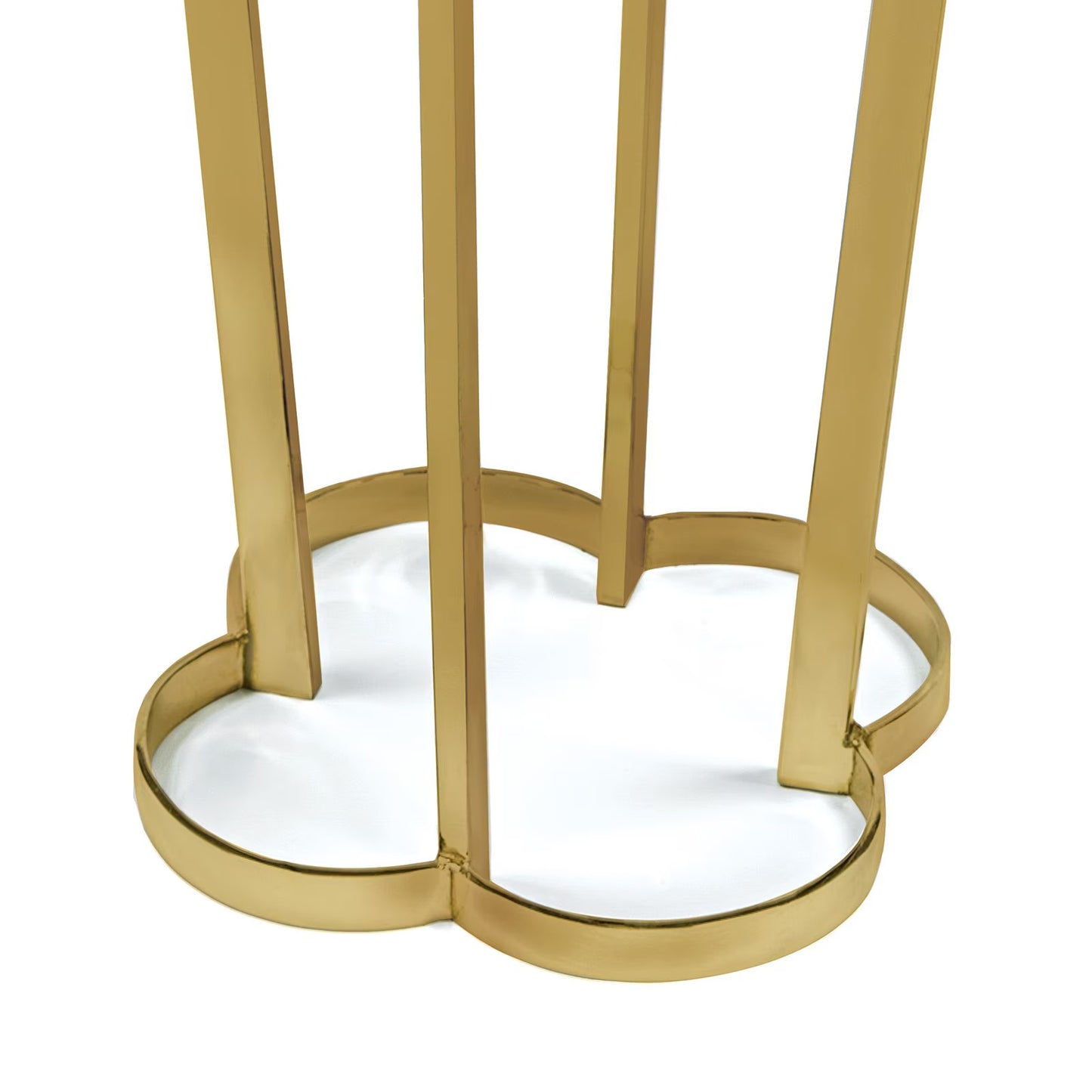 Clover Table (Natural Brass).