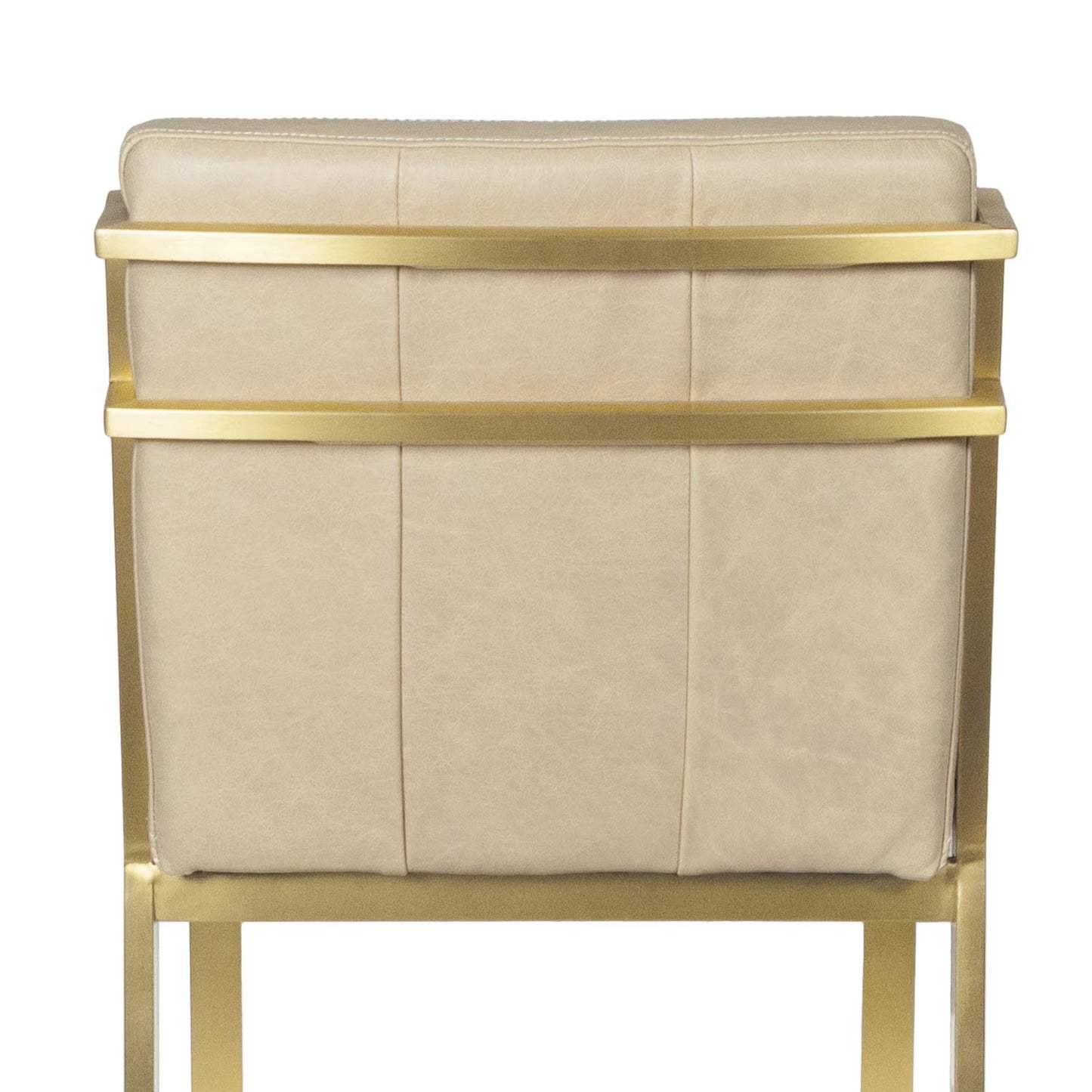 Chantal Leather Counter Stool (Cappuccino).