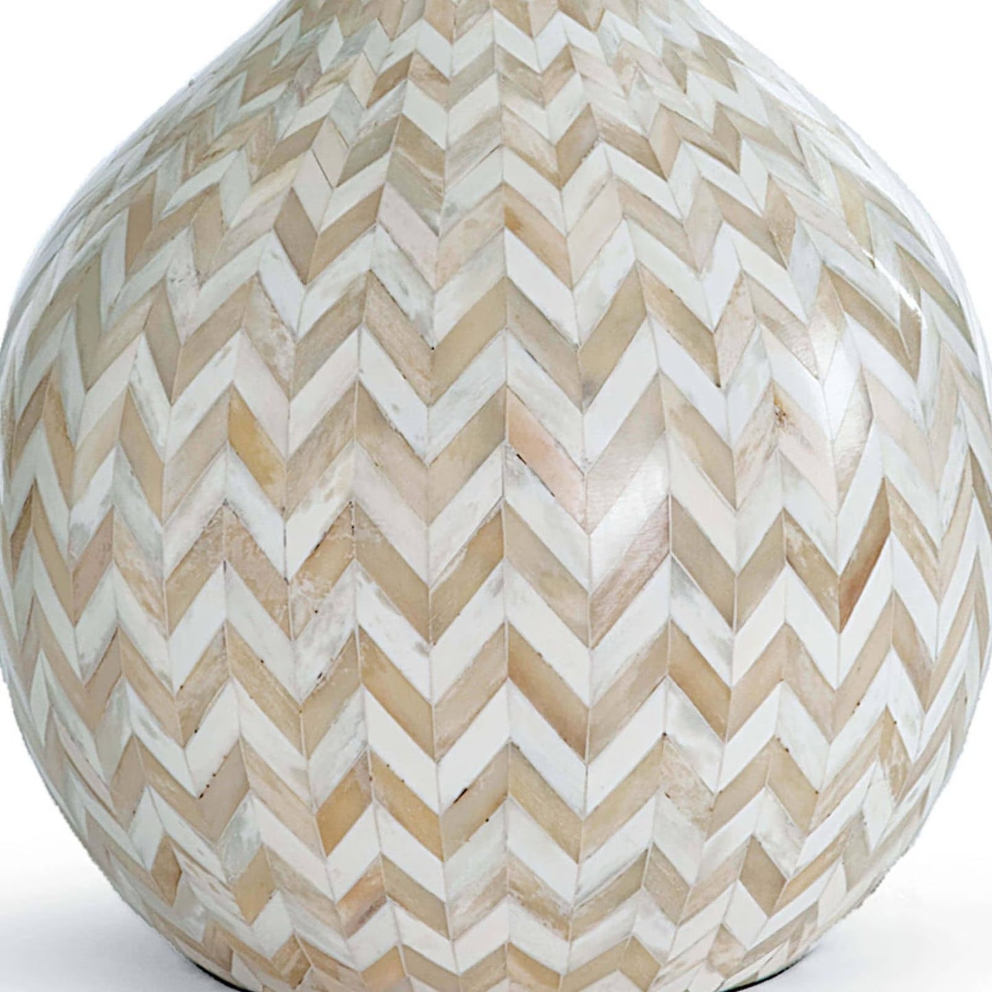 Chevron Bone Table Lamp (Natural).